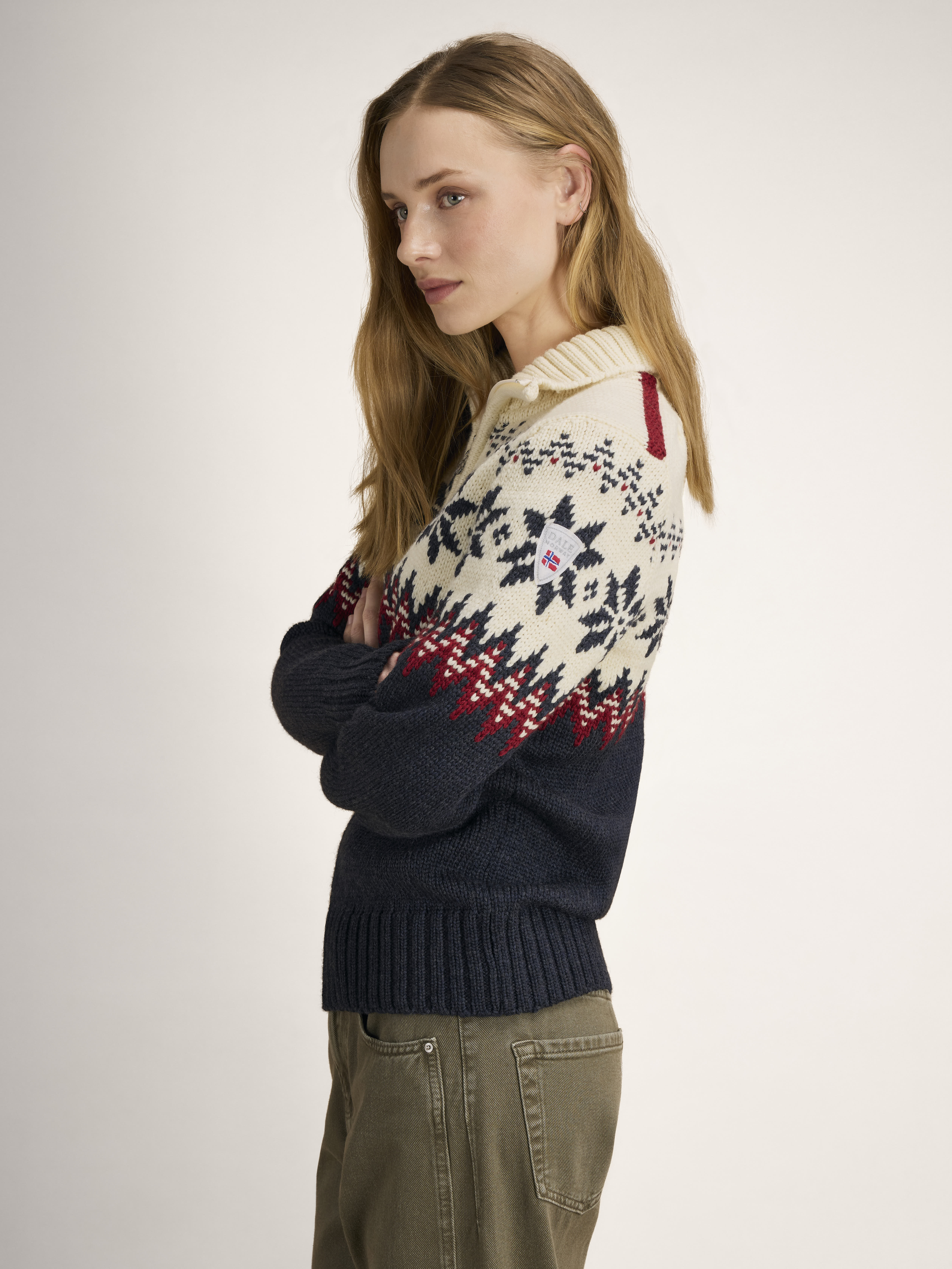 Myking ullgenser - merino	 Sort