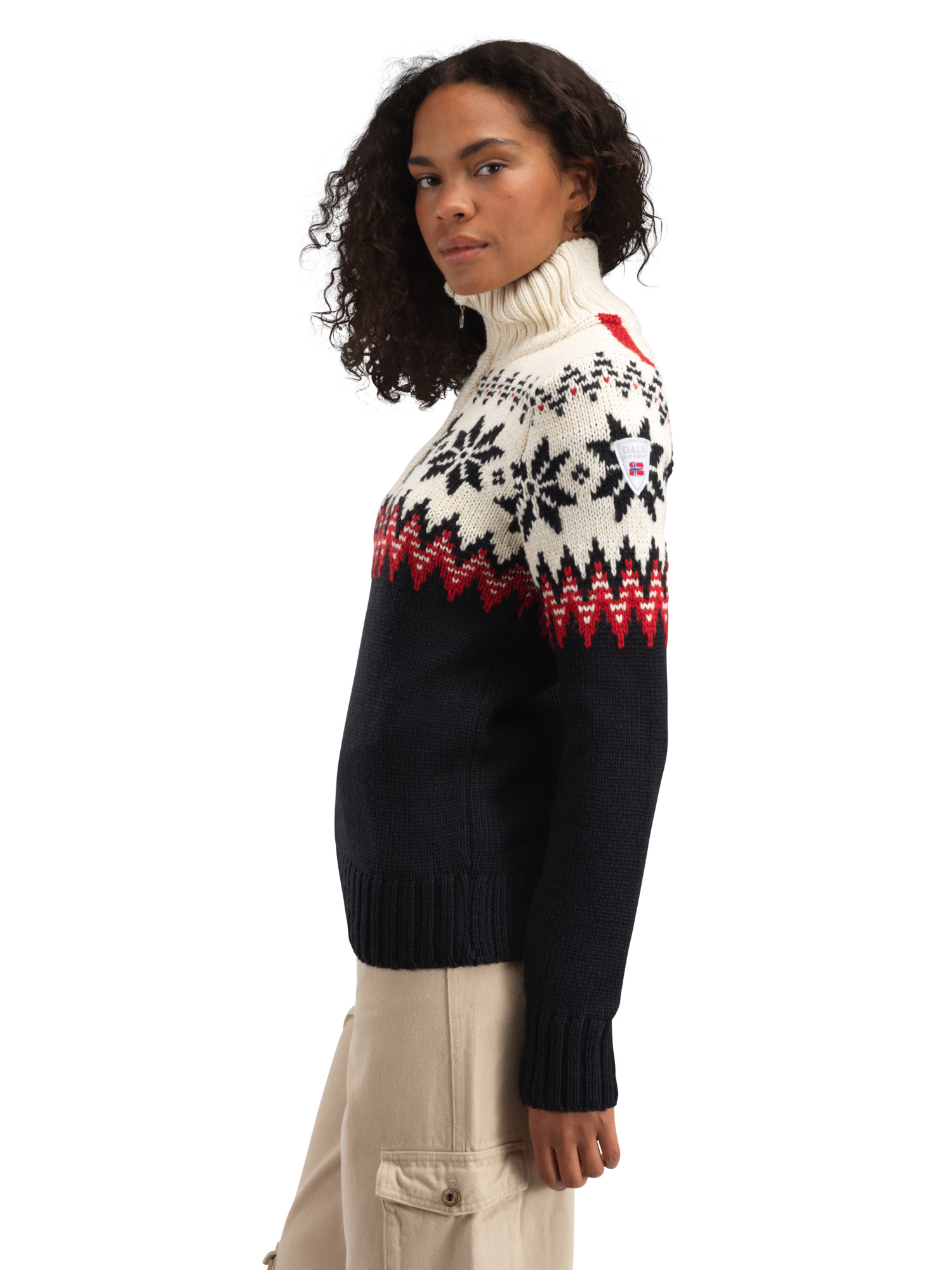 Myking ullgenser - merino	 Sort