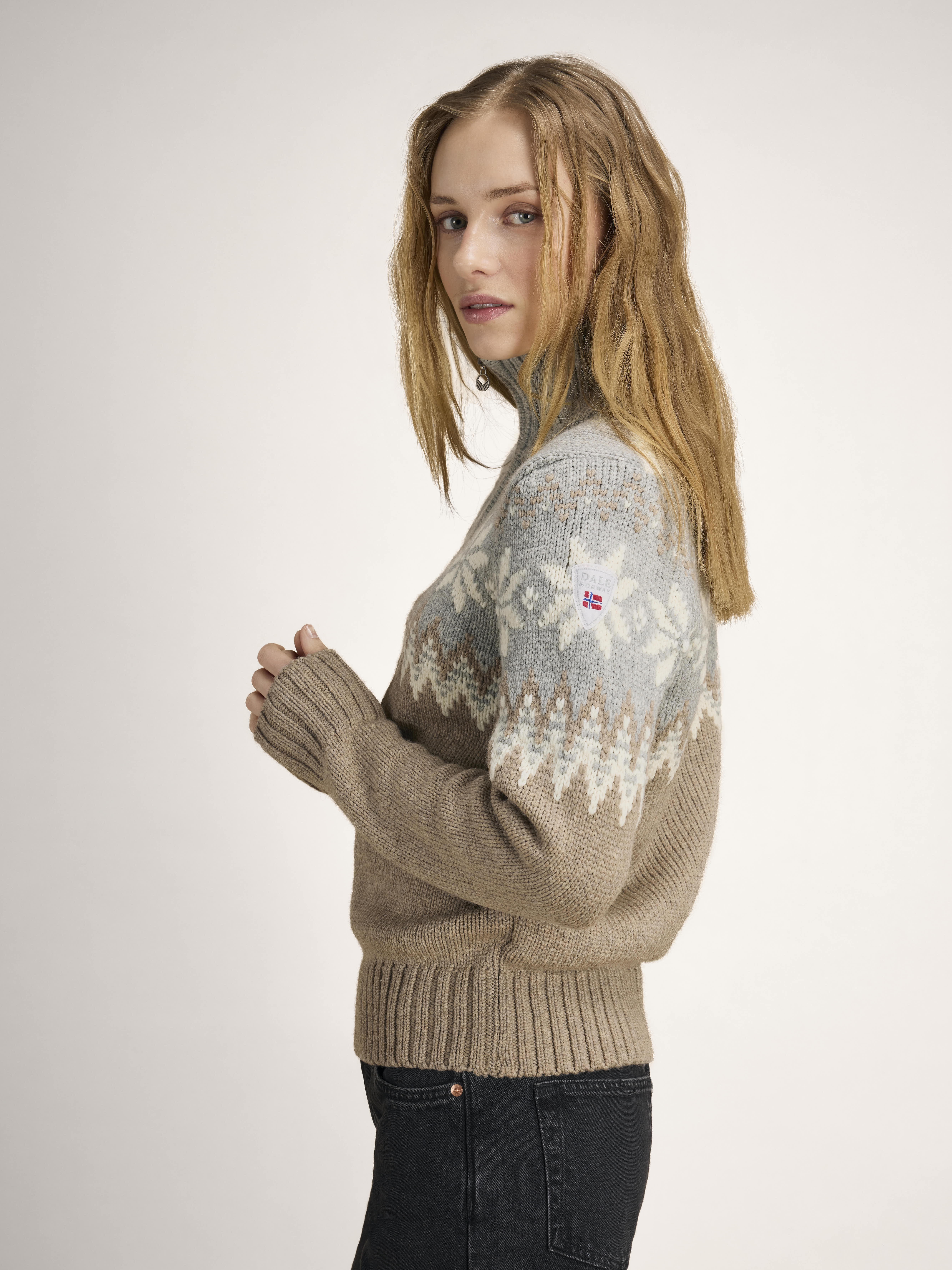 Myking ullgenser - merino	 Brun