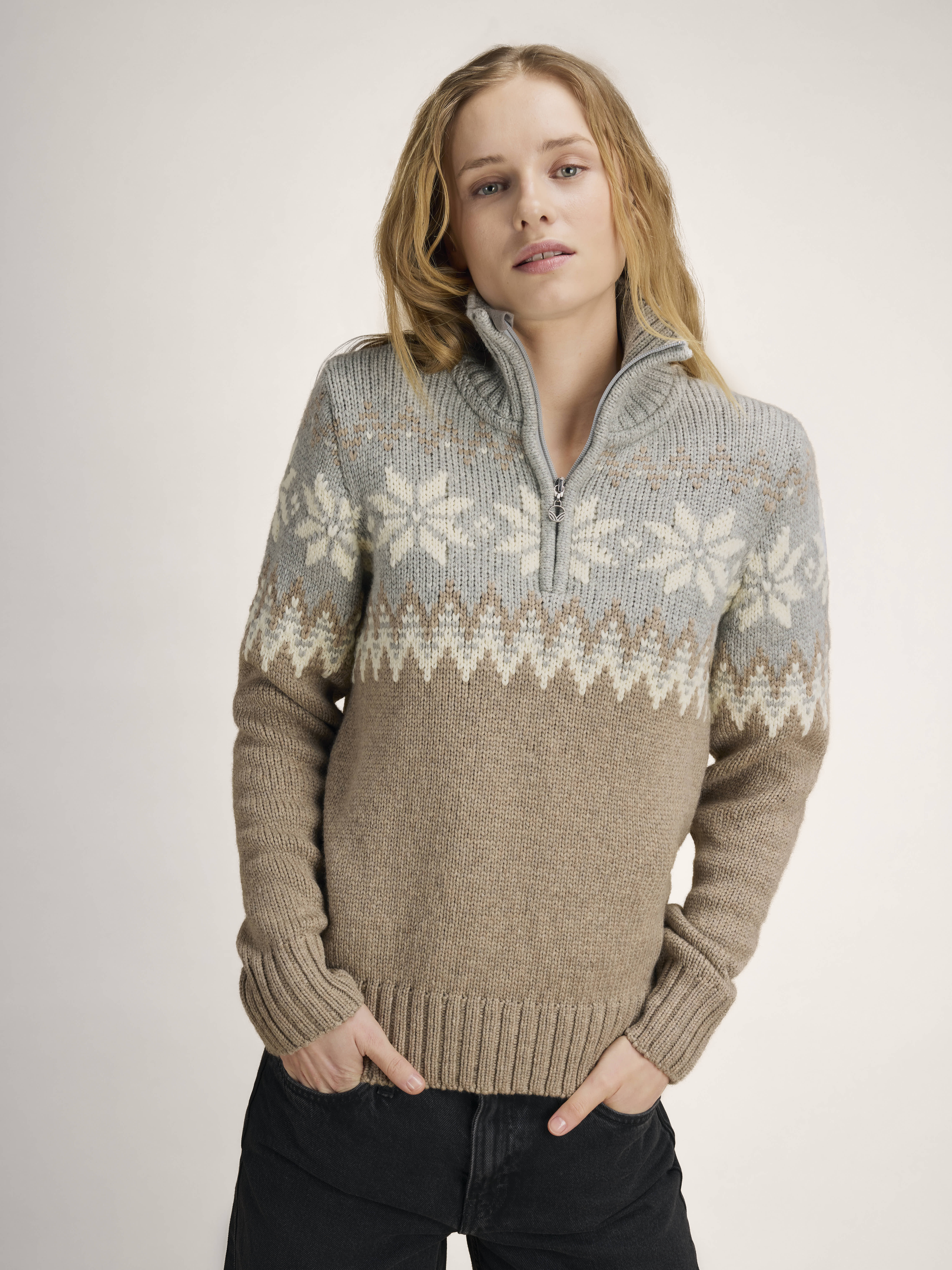 Myking ullgenser - merino	 Brun