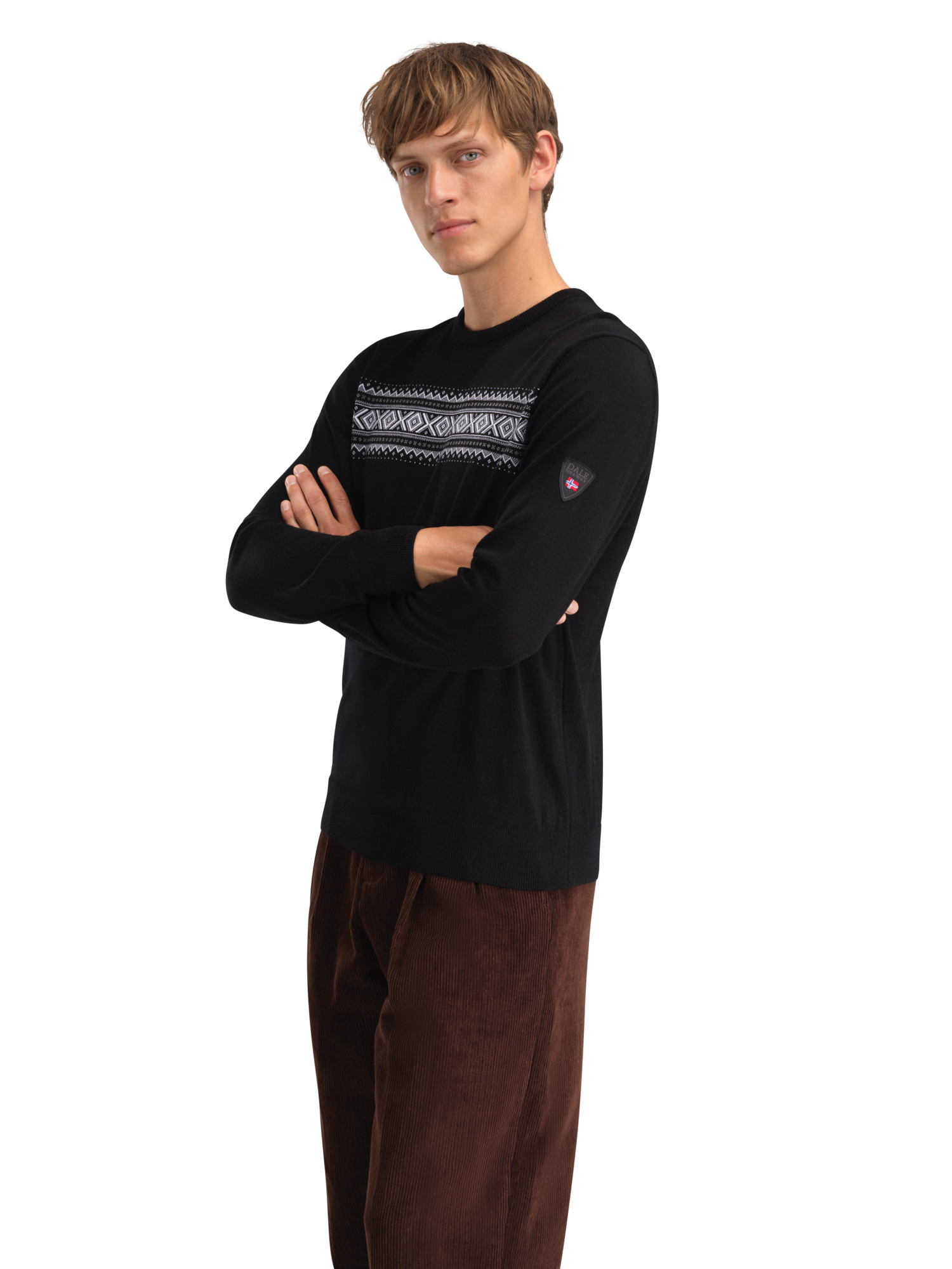 Sverre ullgenser - merino ull Sort