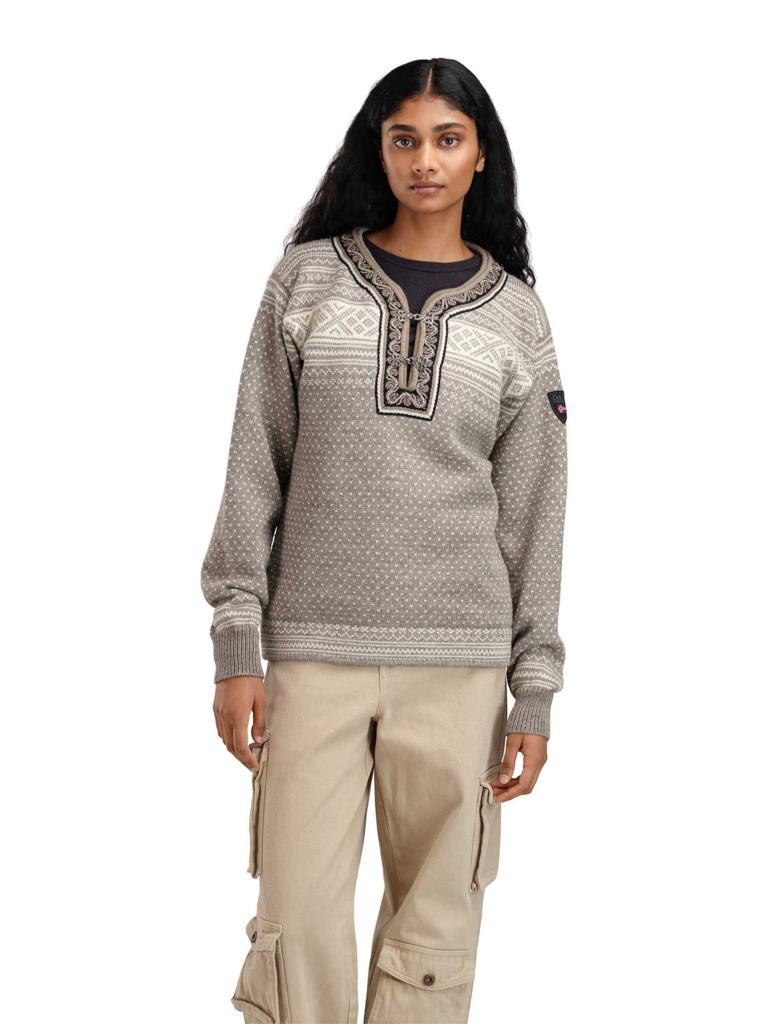 Setesdal genser - norsk ull Naturlig Offwhite / Beige