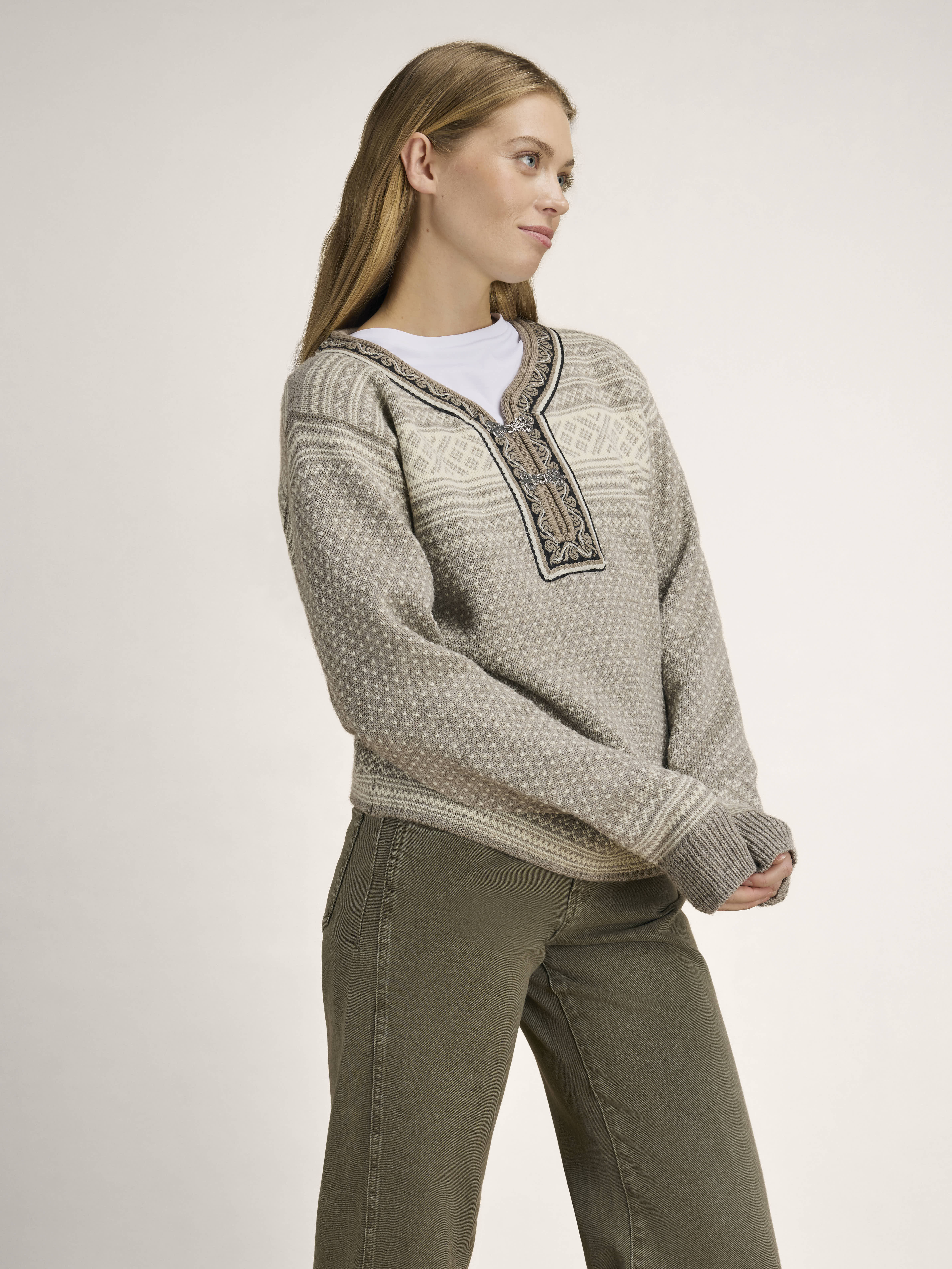 Setesdal genser Naturlig Offwhite / Beige