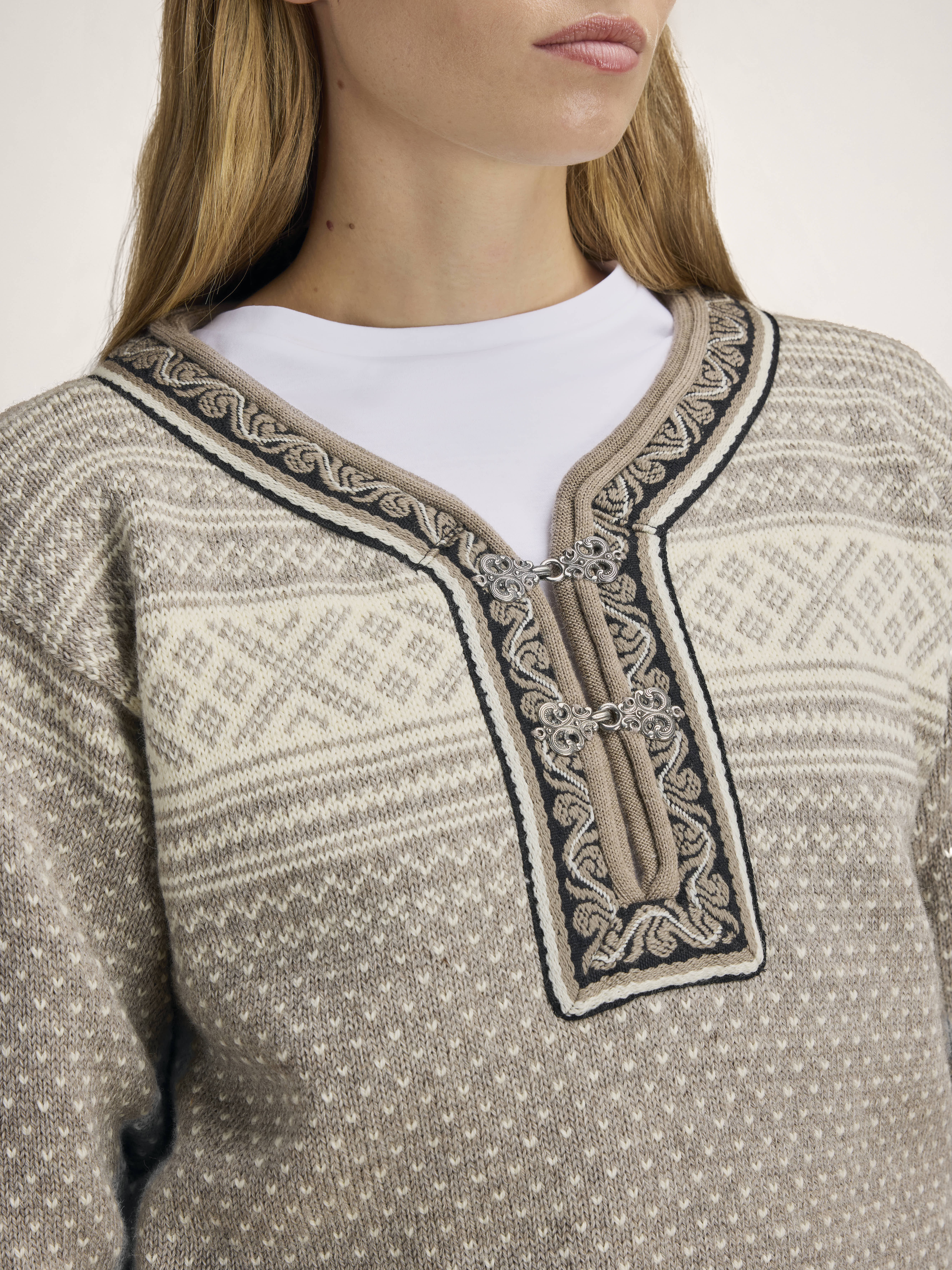 Setesdal genser Naturlig Offwhite / Beige