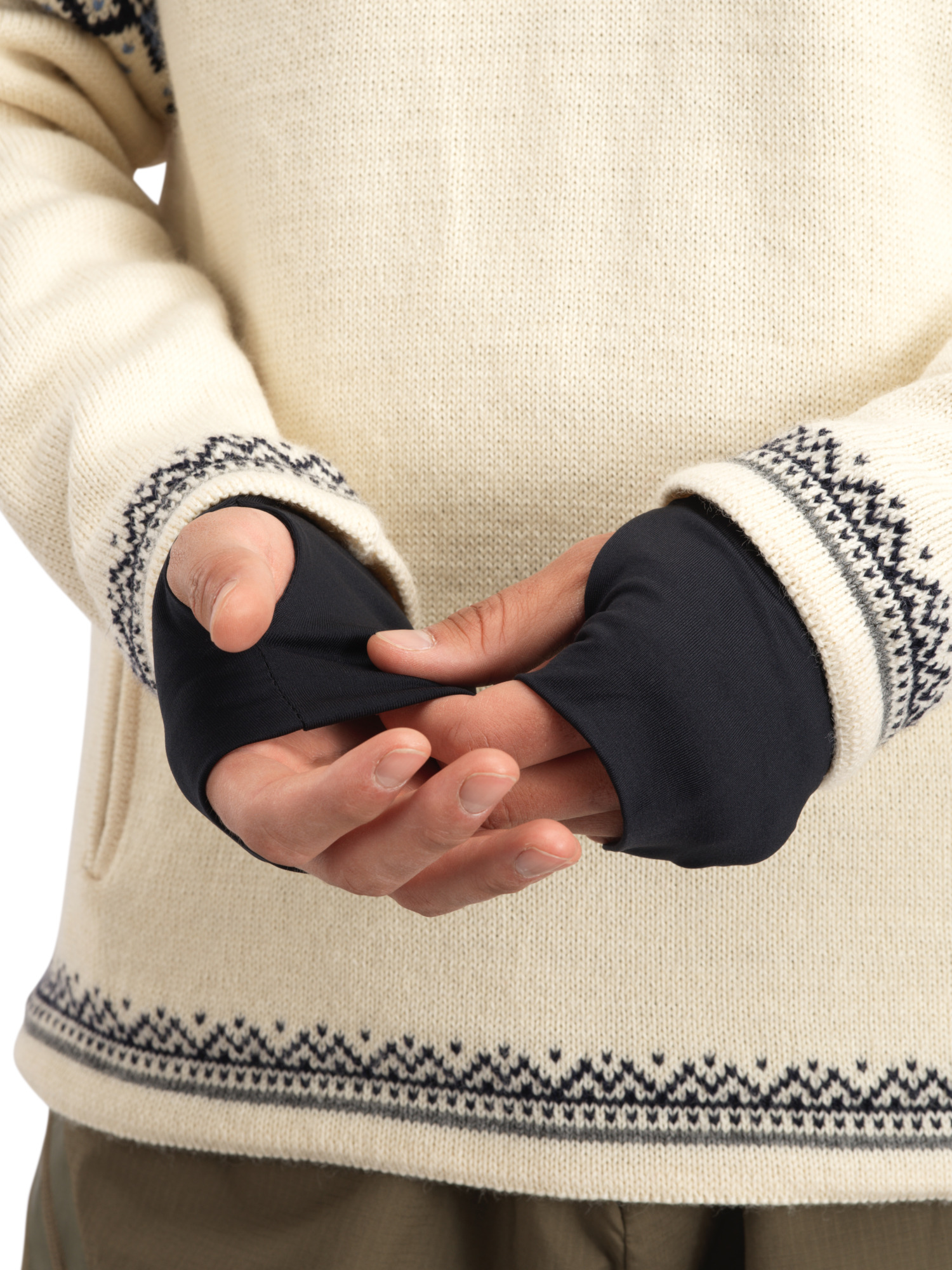 Vail ullgenser - vindstopper anorak Offwhite