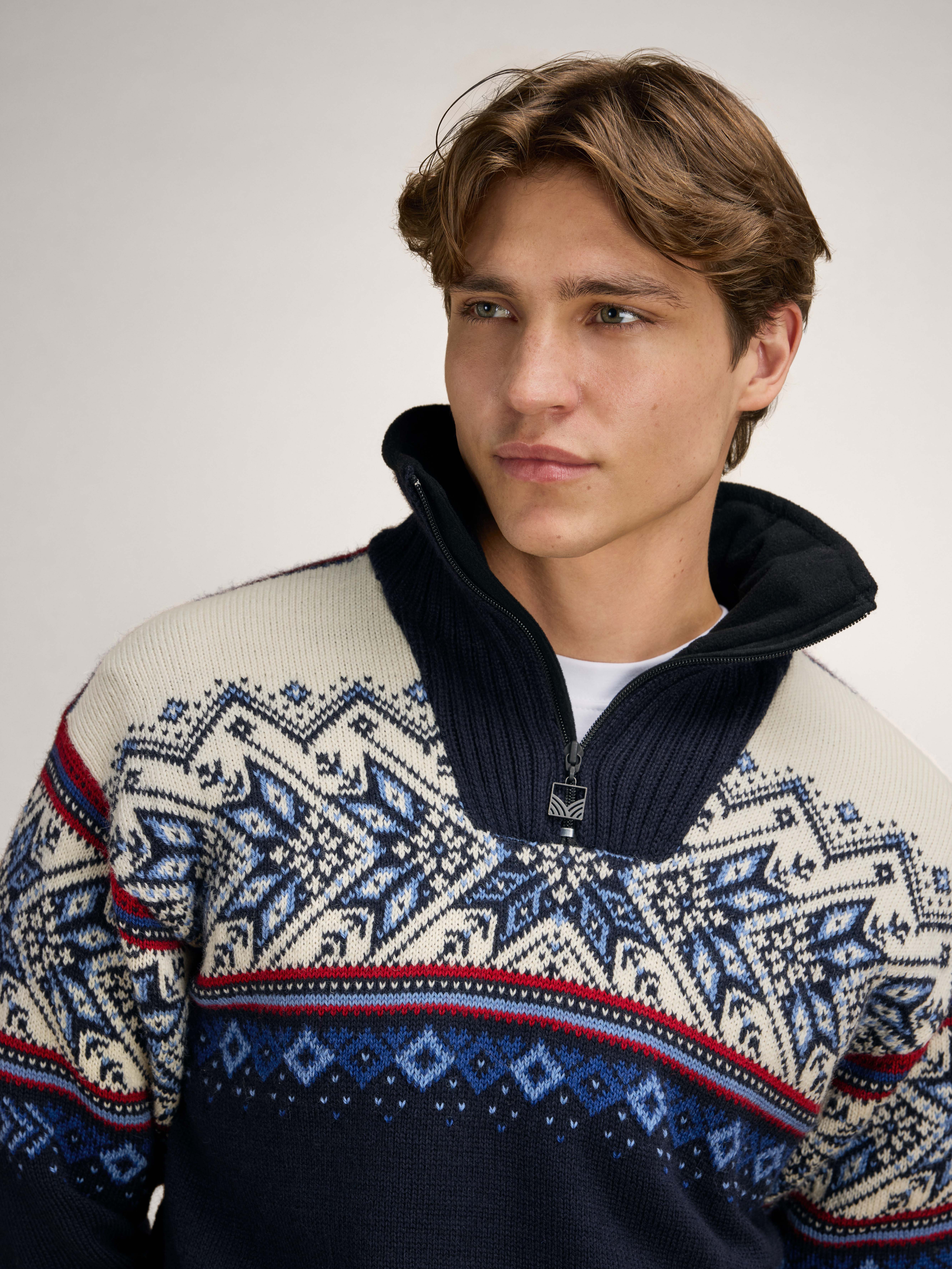 Vail ullgenser - vindstopper anorak Navy