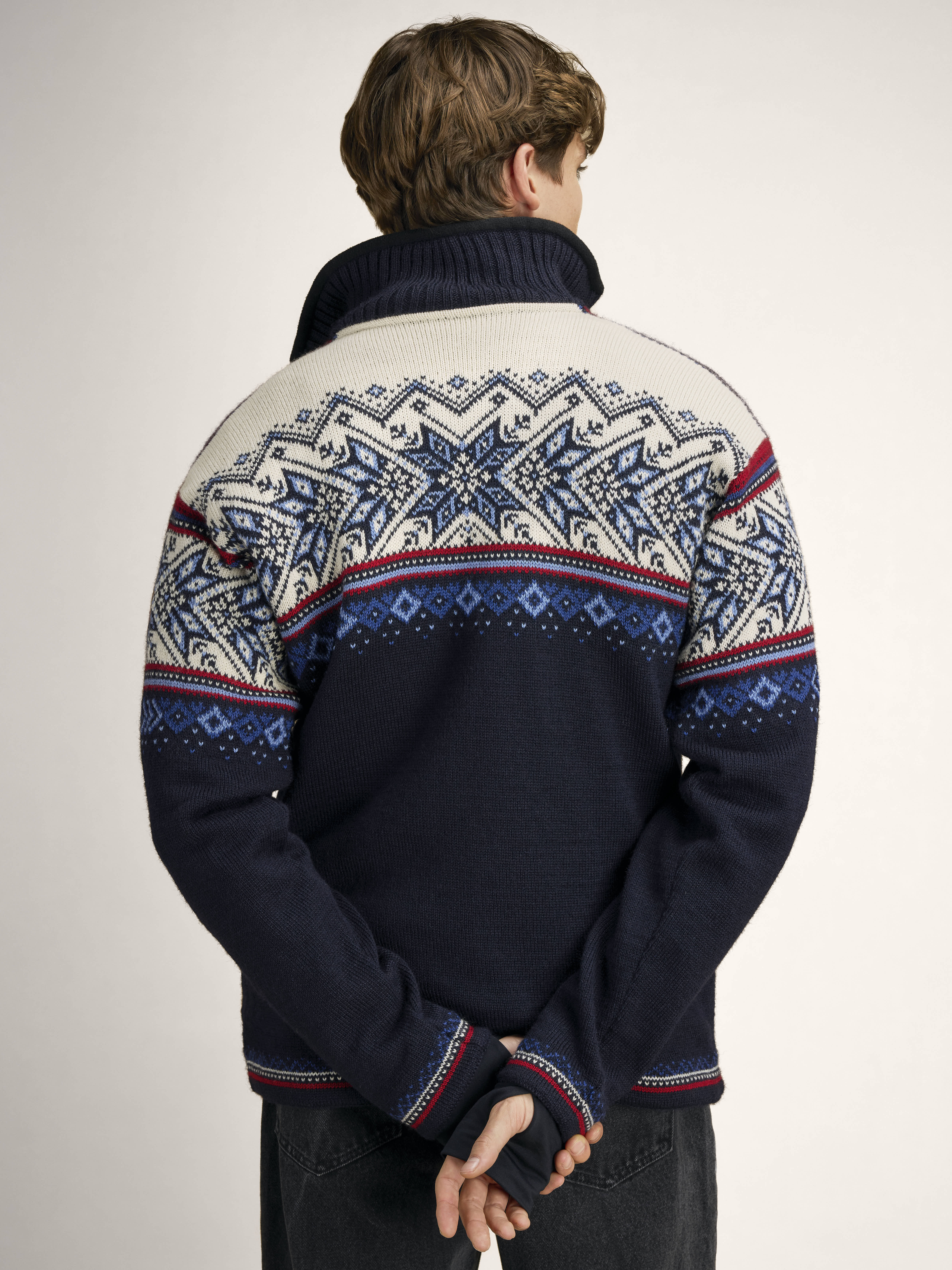 Vail ullgenser - vindstopper anorak Navy