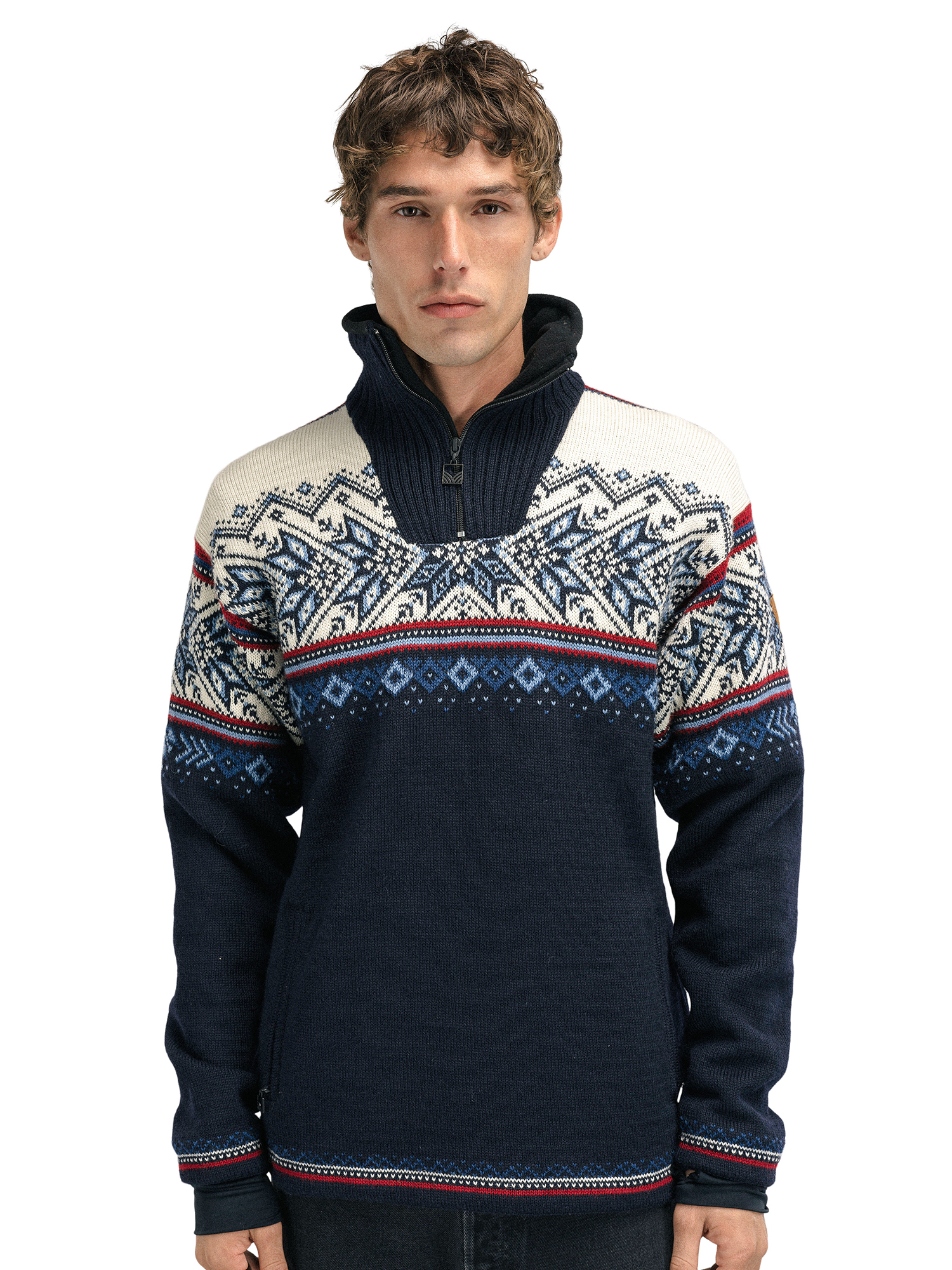 Vail ullgenser - vindstopper anorak Navy