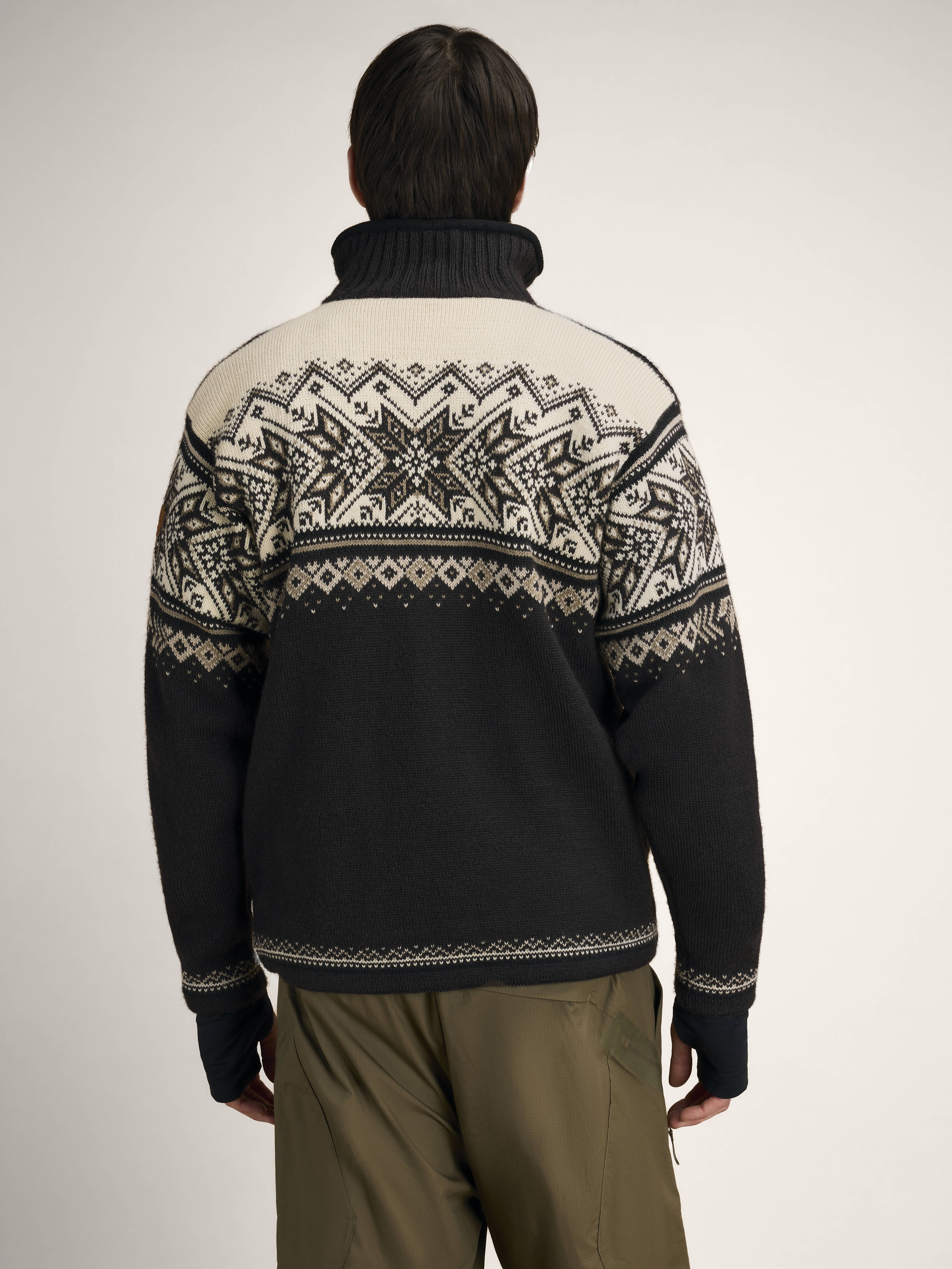 Vail ullgenser - vindstopper anorak Brun