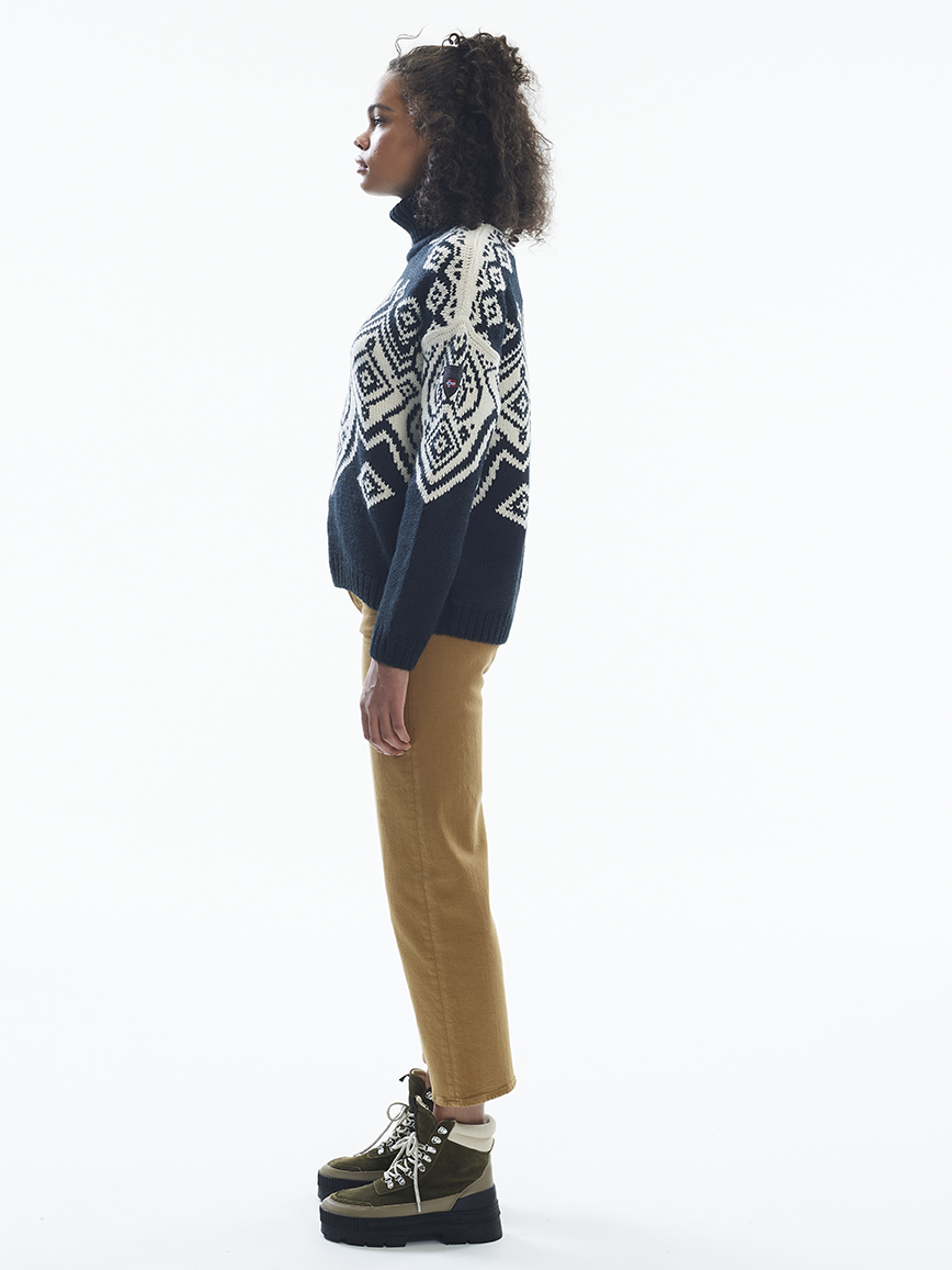 Falun genser - alpakka & merino ull  Sort