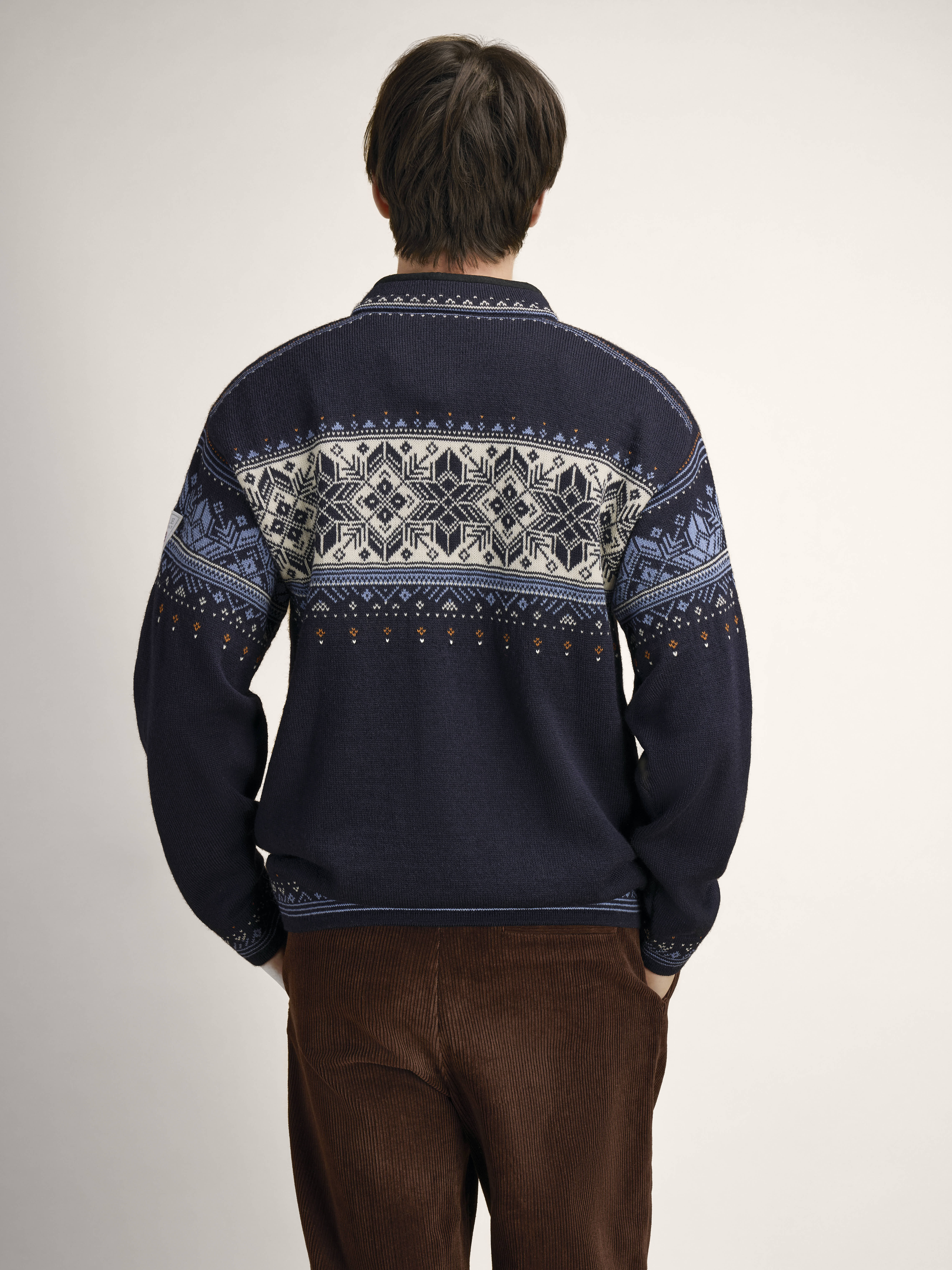 Blyfjell ullgenser unisex Navy