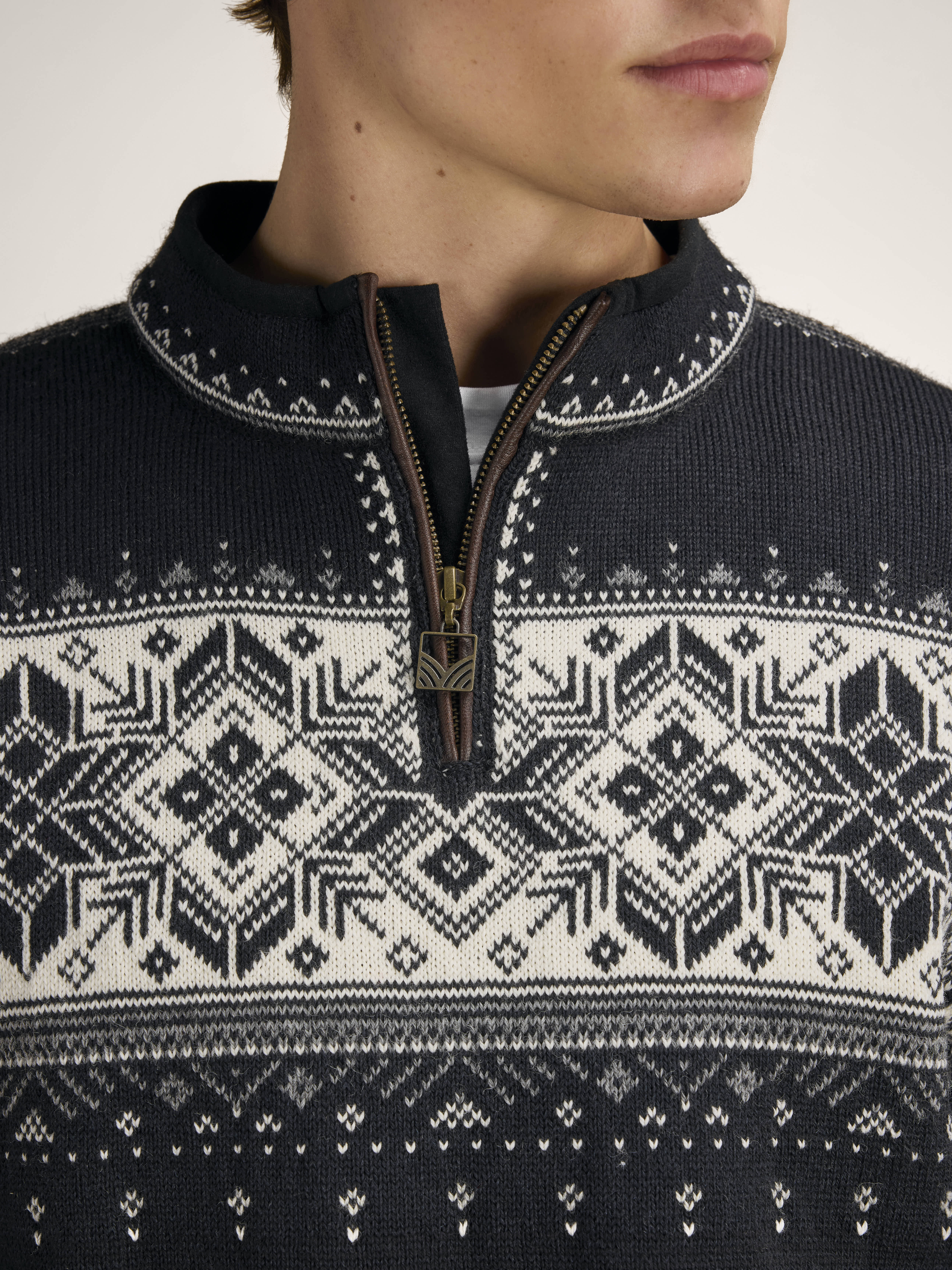 Blyfjell ullgenser unisex Sort