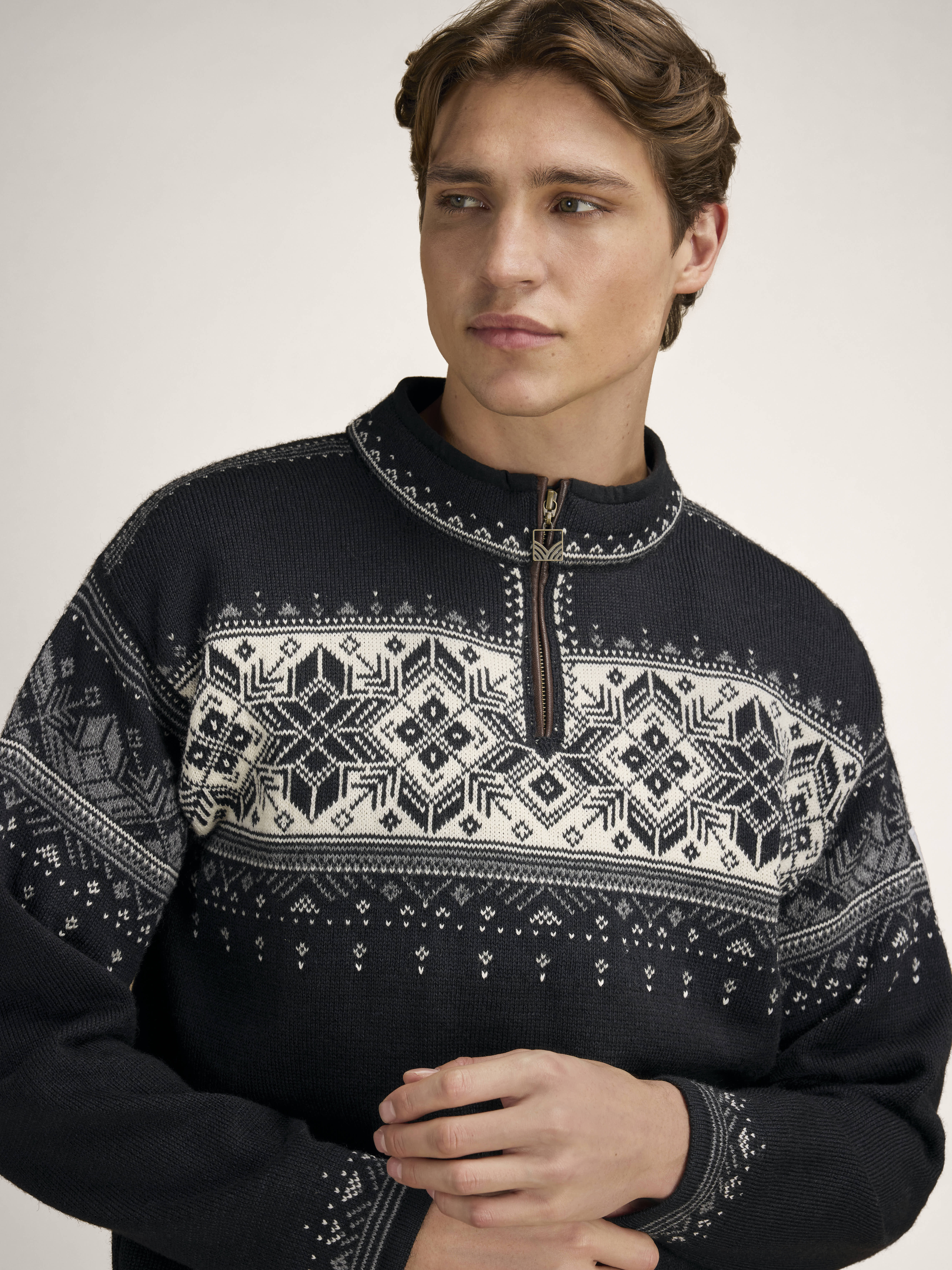 Blyfjell ullgenser unisex Sort