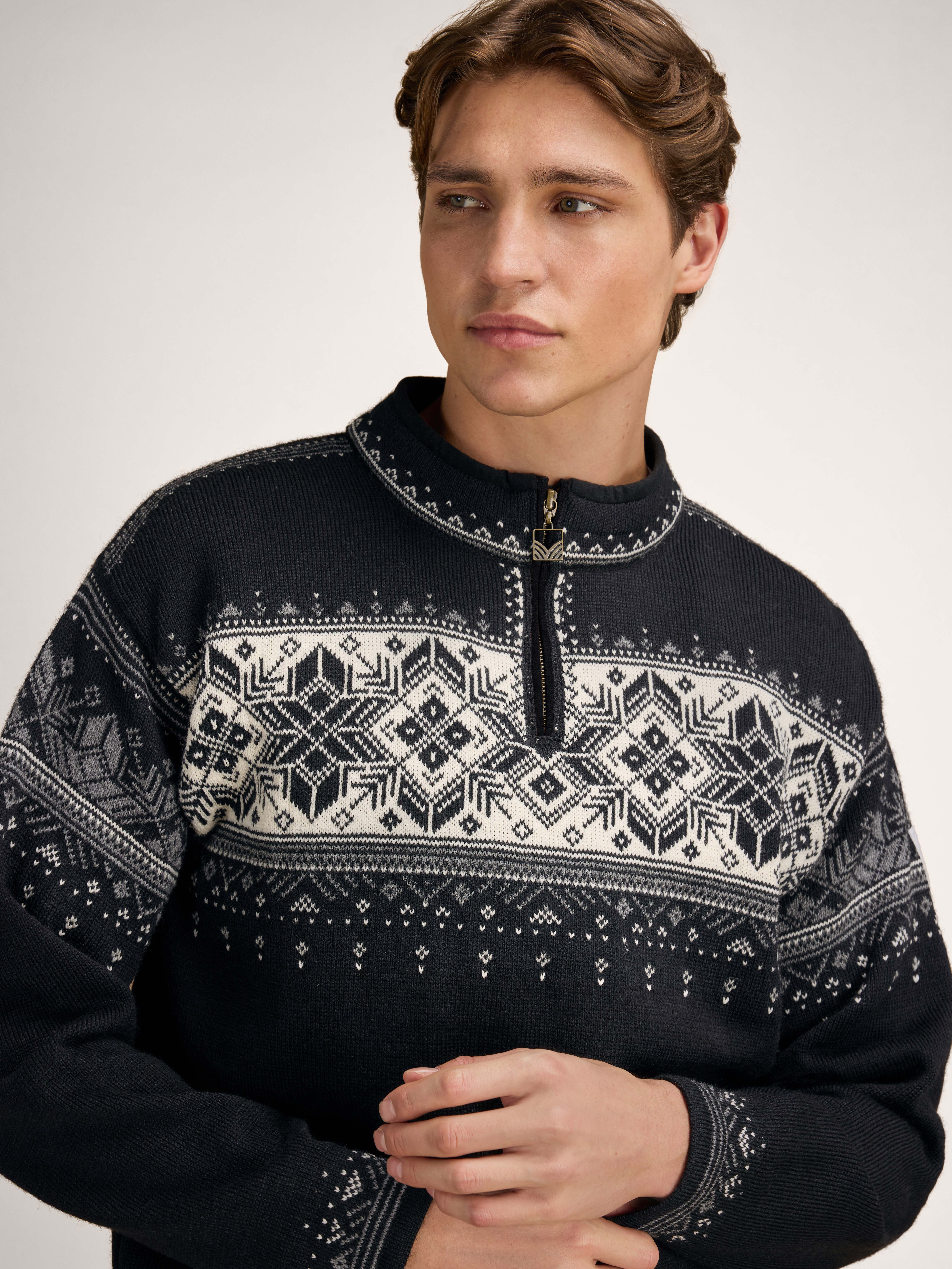 Blyfjell ullgenser unisex Sort