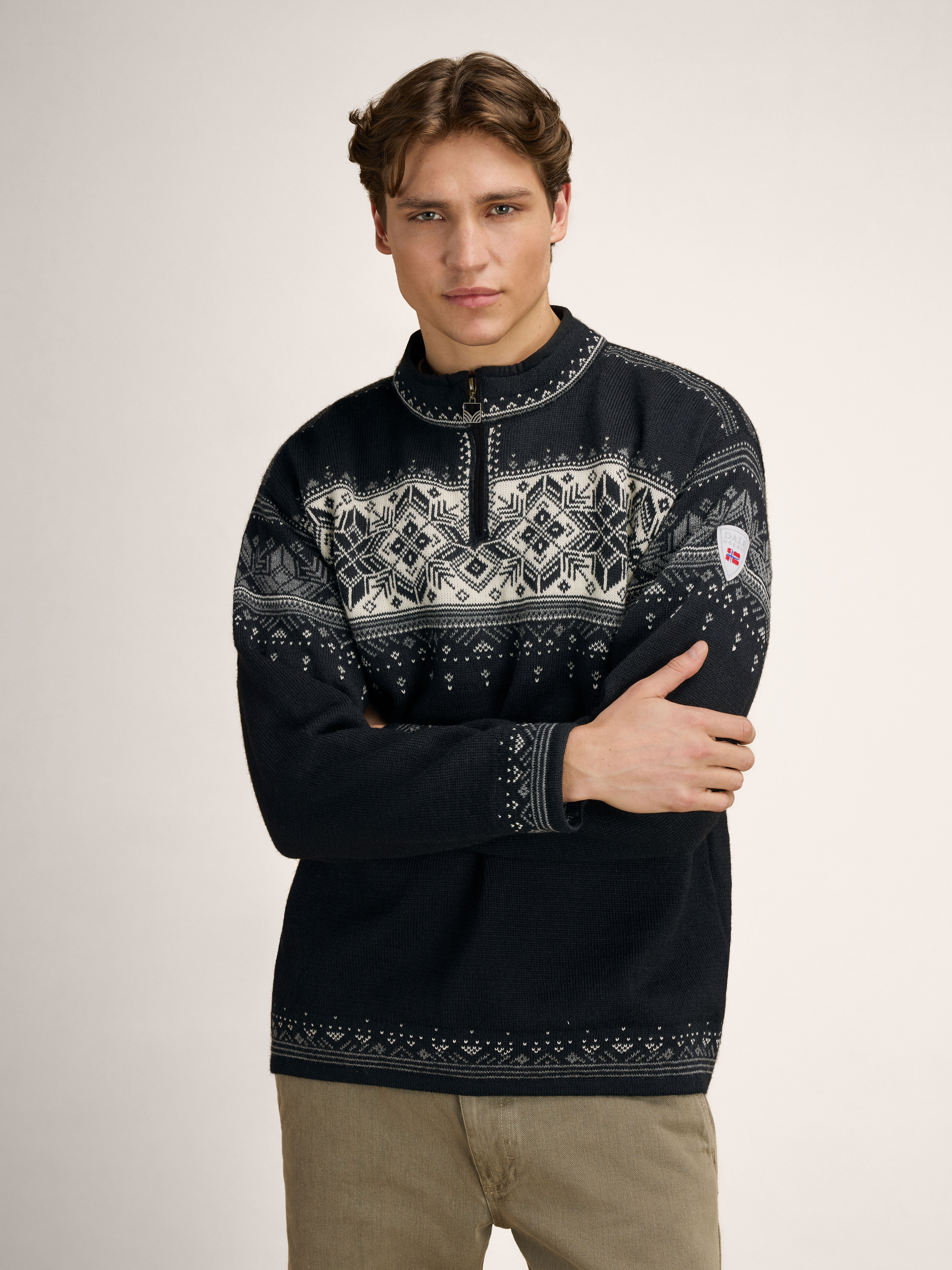 Blyfjell ullgenser unisex Sort