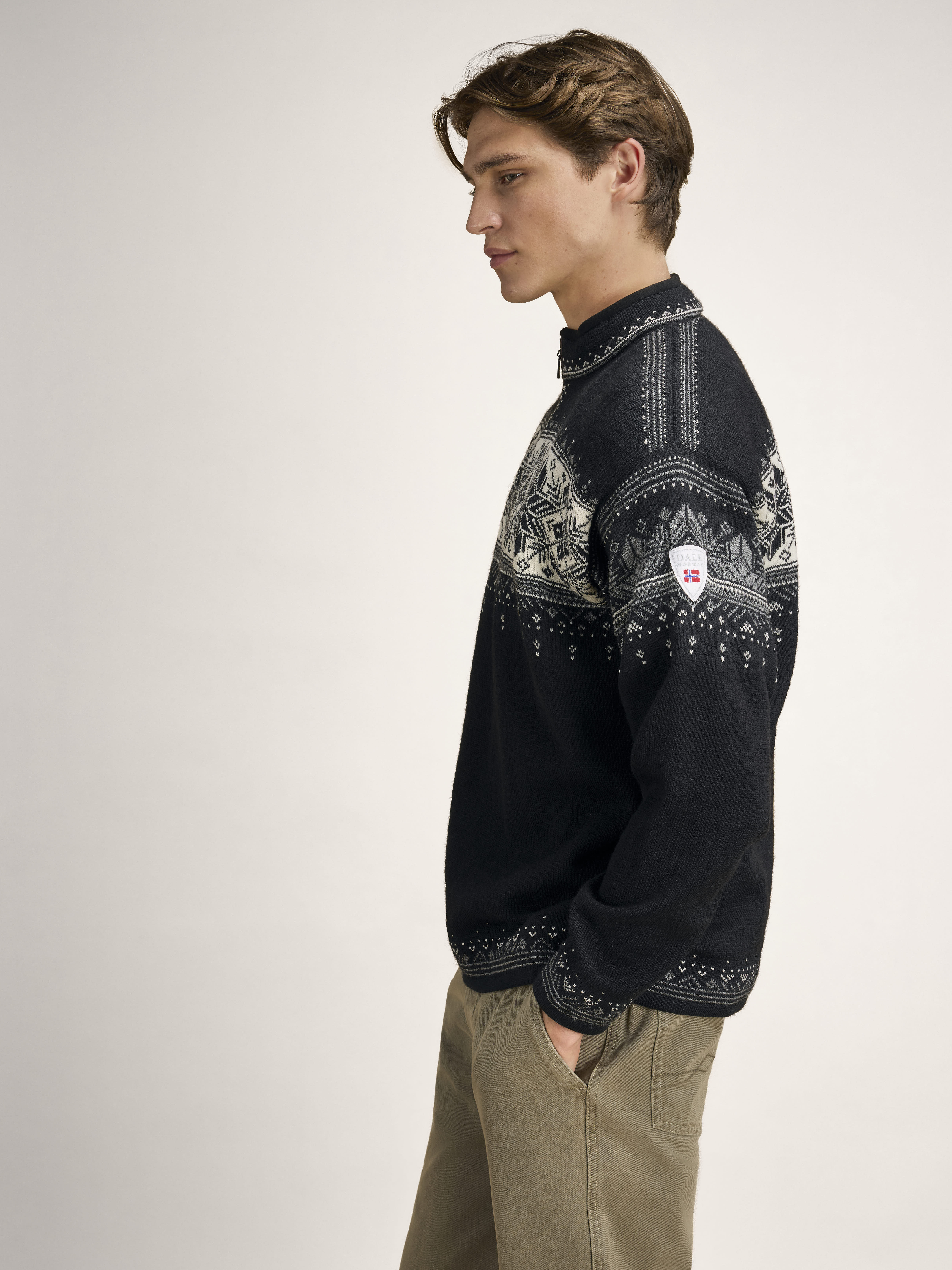 Blyfjell ullgenser unisex Sort