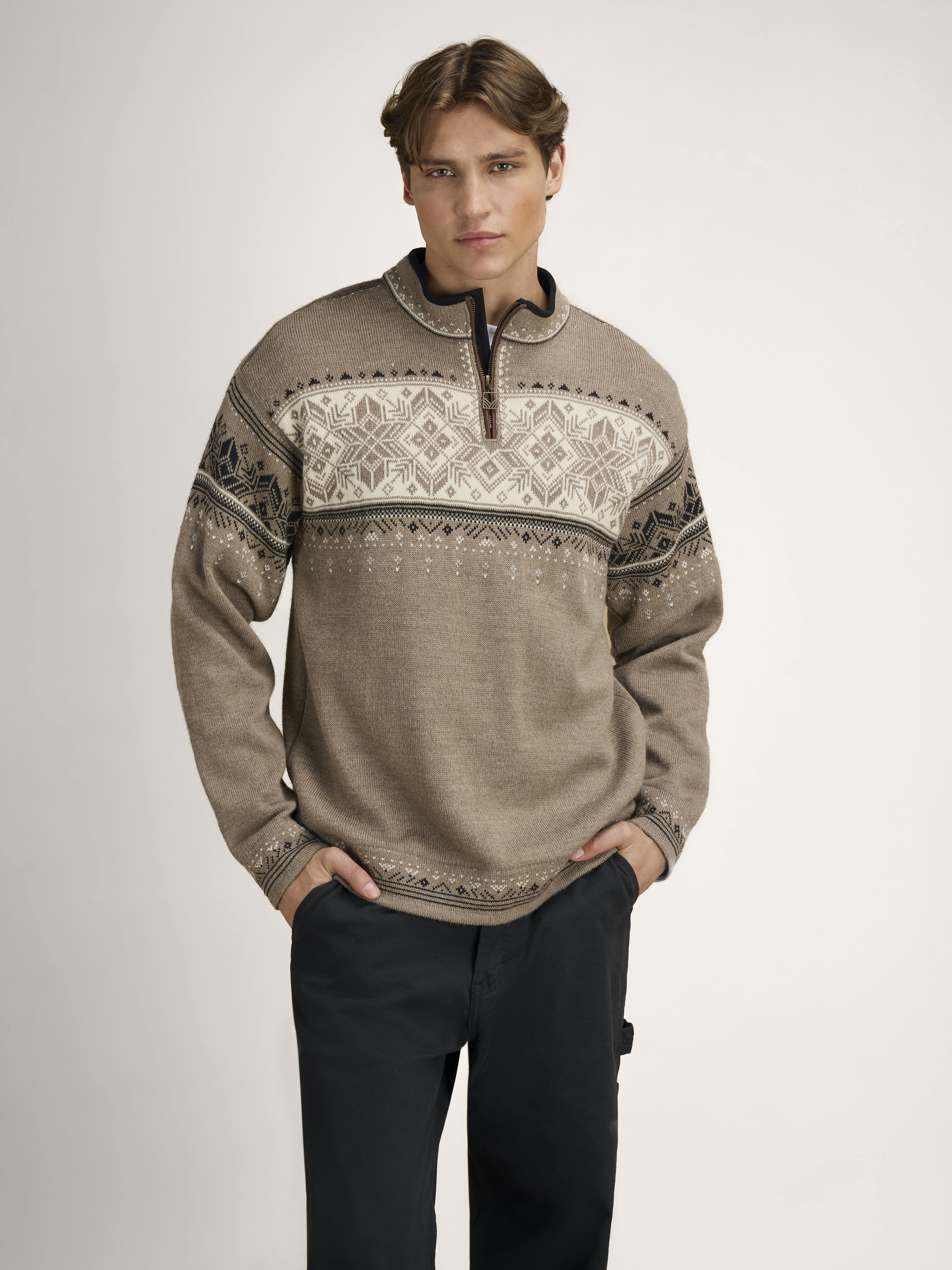 Blyfjell ullgenser unisex Brun