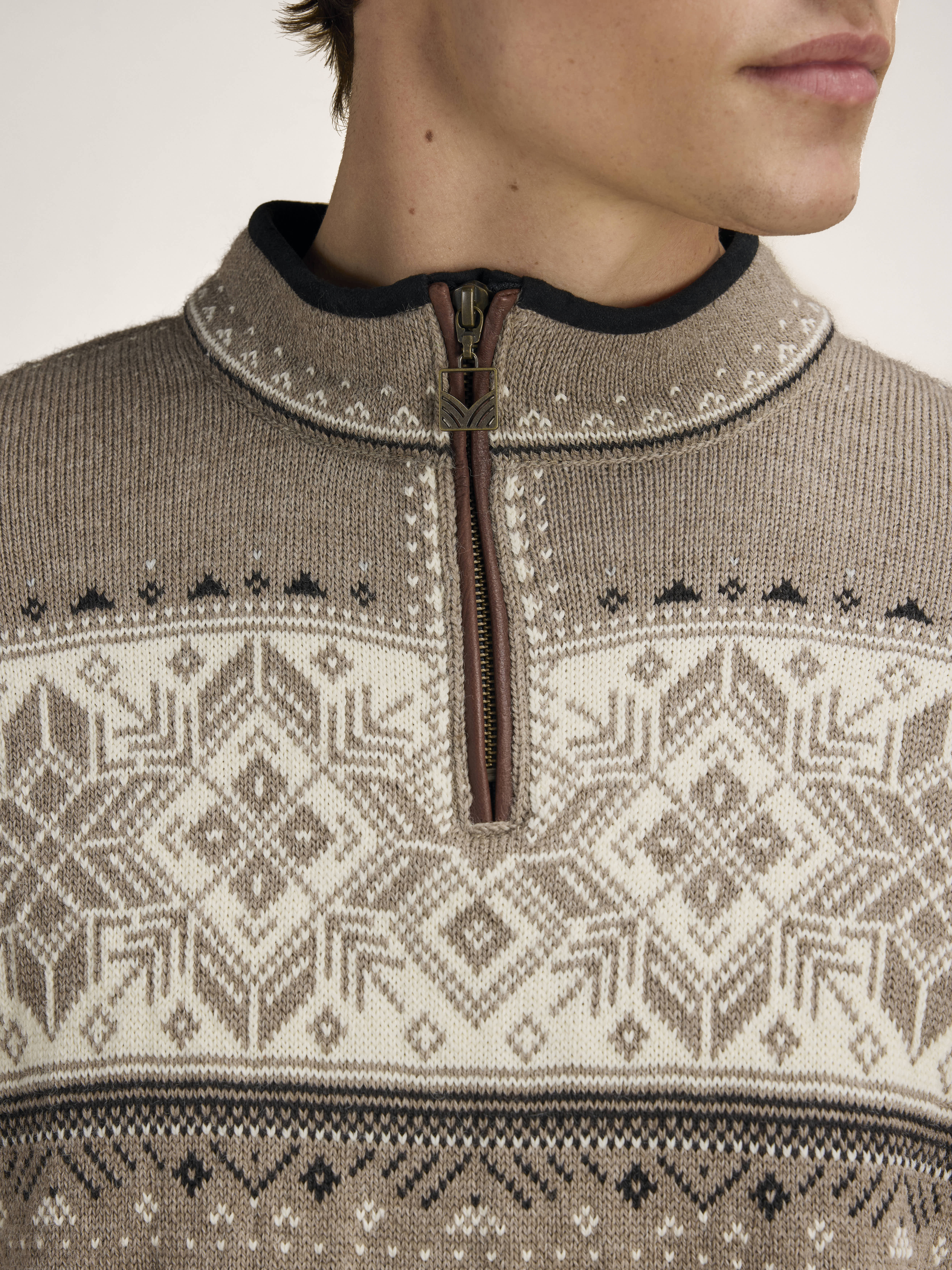 Blyfjell ullgenser unisex Brun