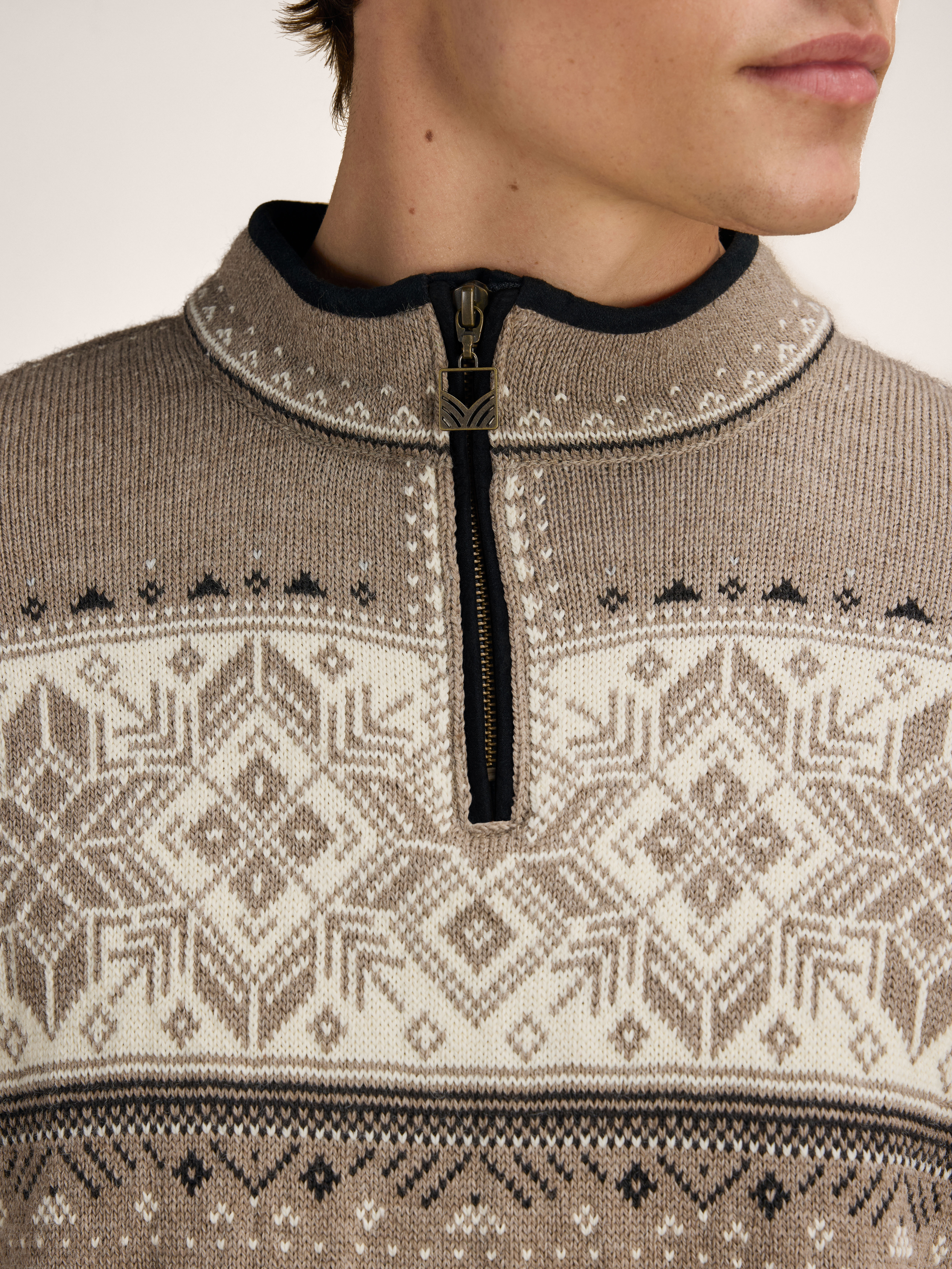 Blyfjell ullgenser unisex Brun
