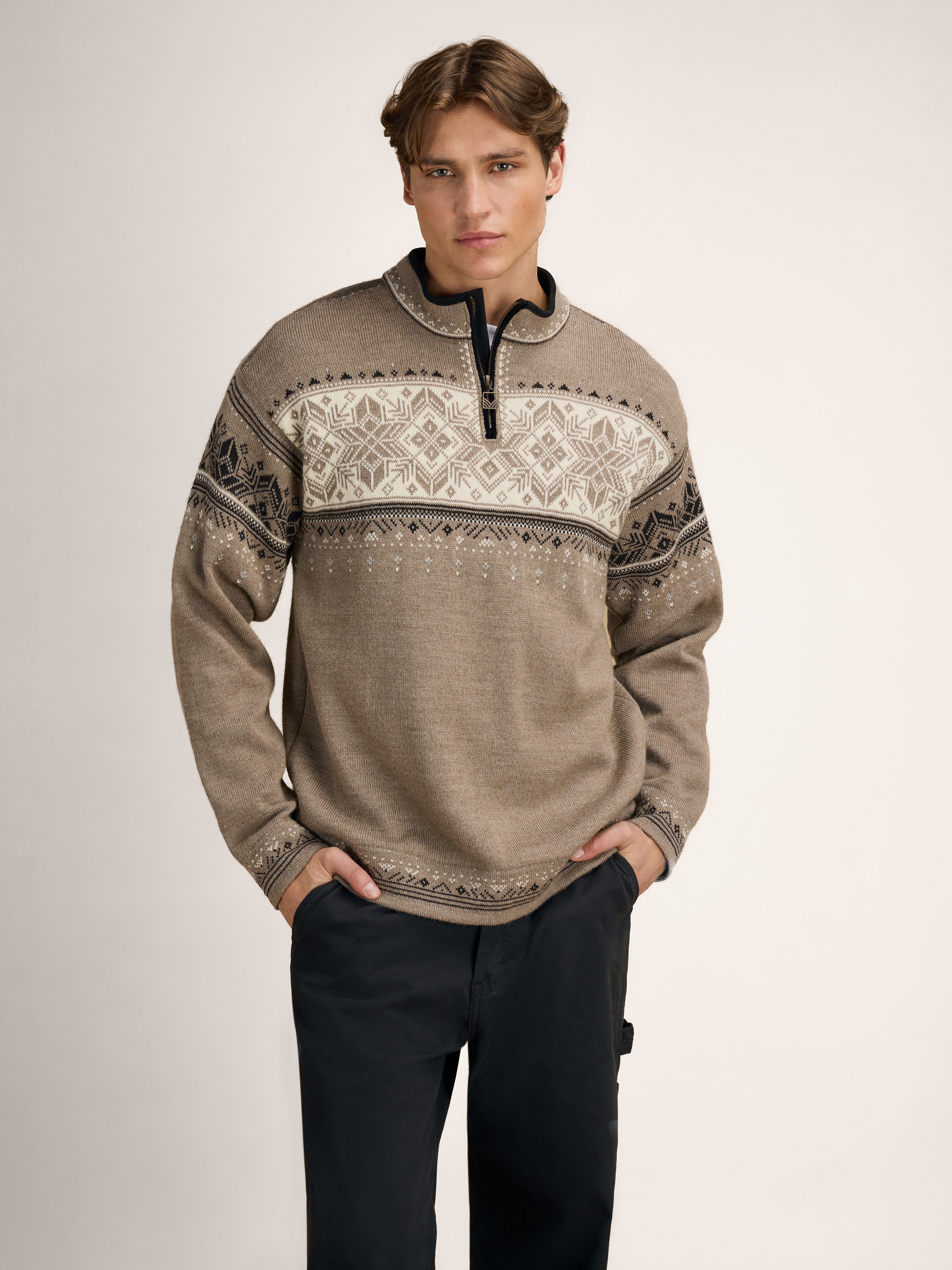 Blyfjell ullgenser unisex Brun