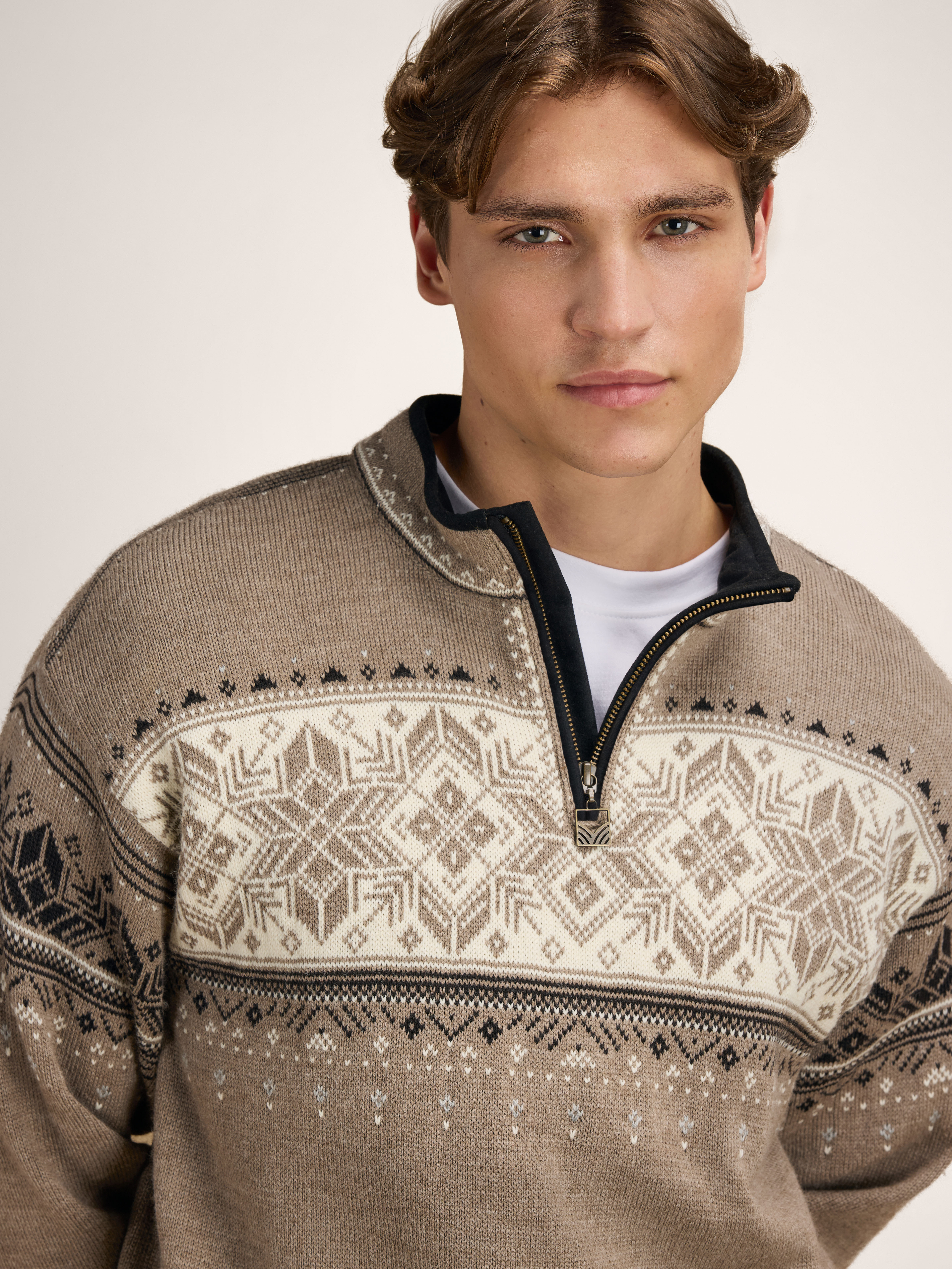 Blyfjell ullgenser unisex Brun