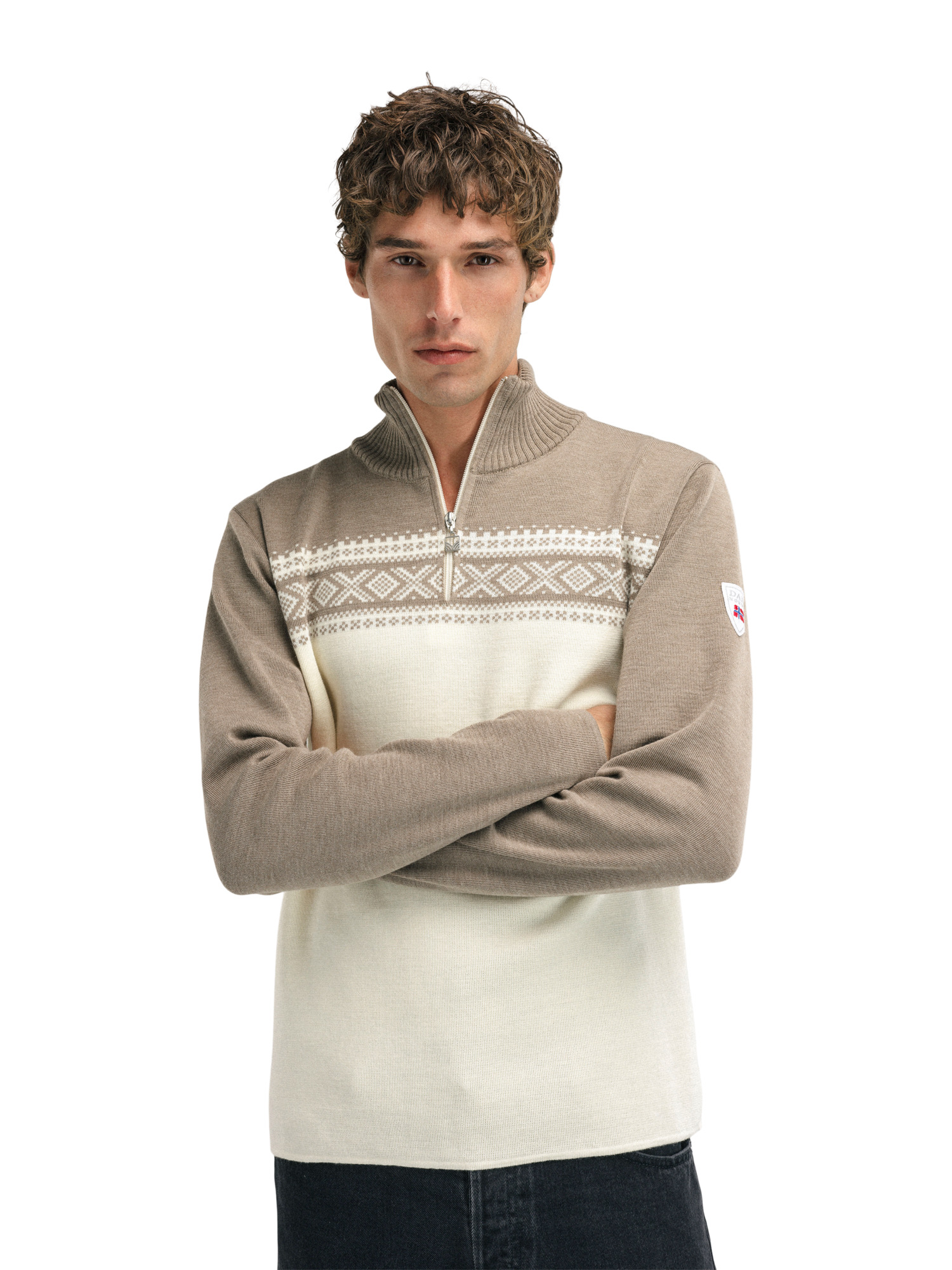 Dalestølen merino ullgenser herre Beige