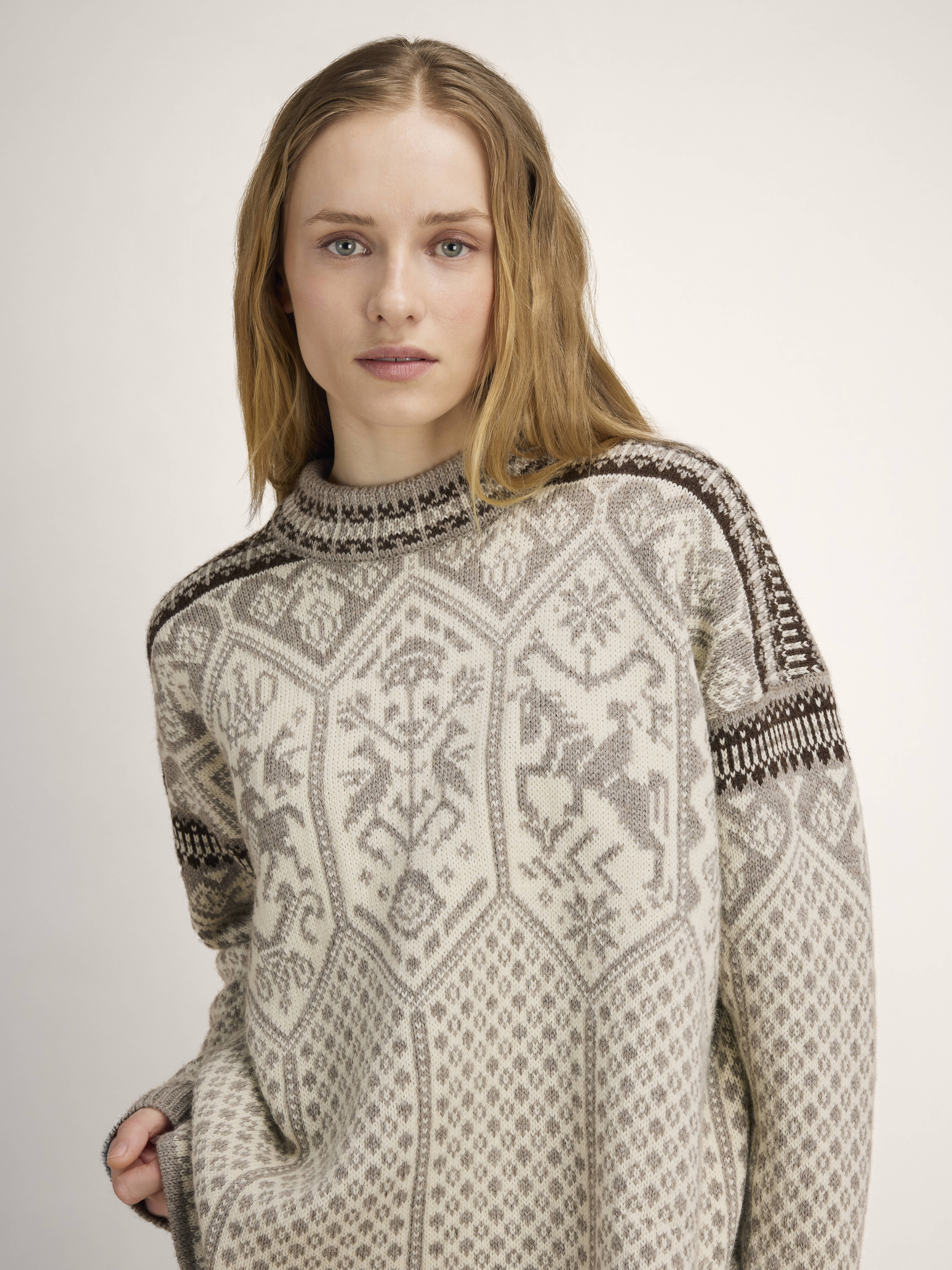 1994 Lillehammer ullgenser  Naturlig offwhite/beige