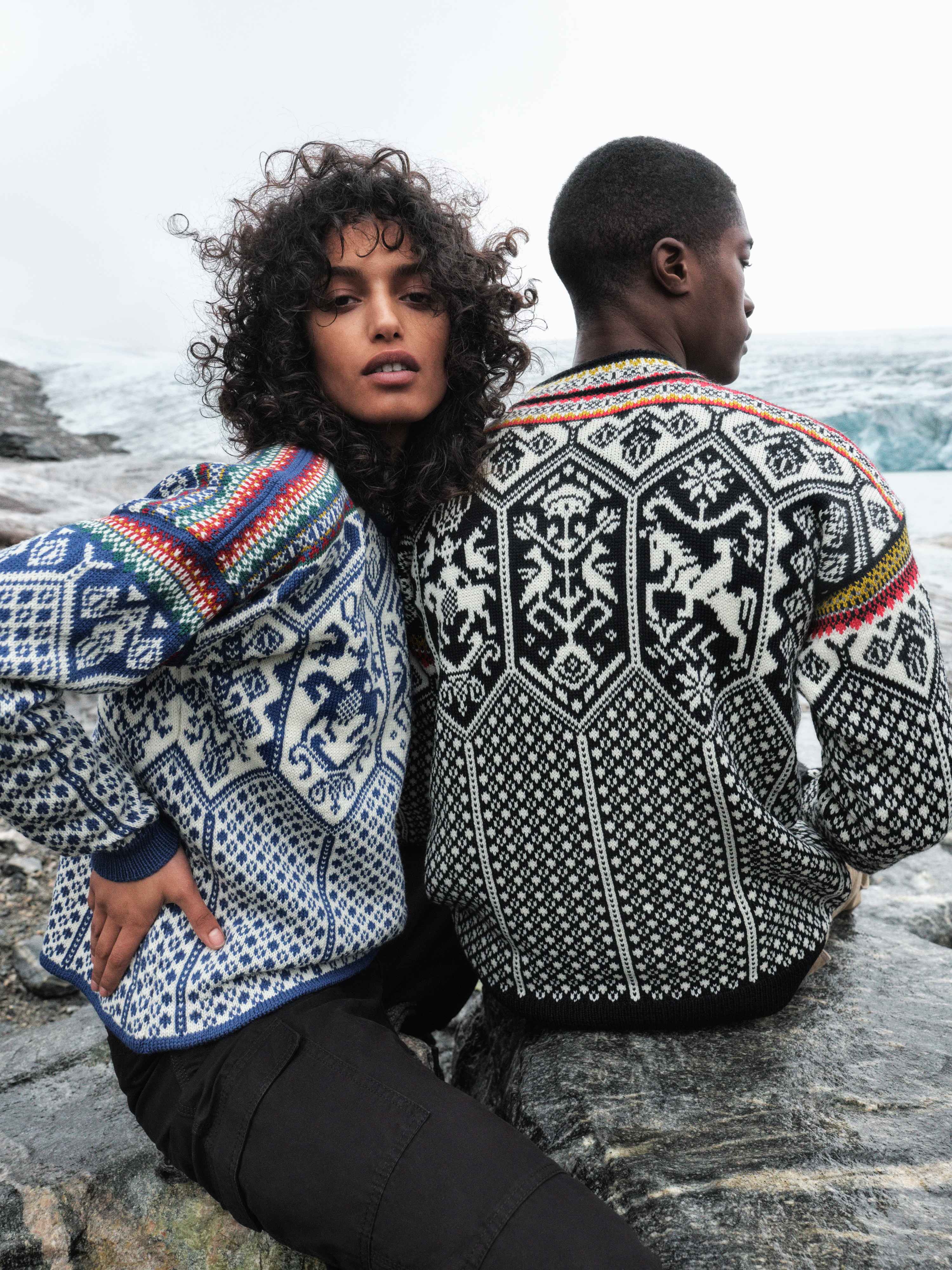 1994 Lillehammer ullgenser  Blå