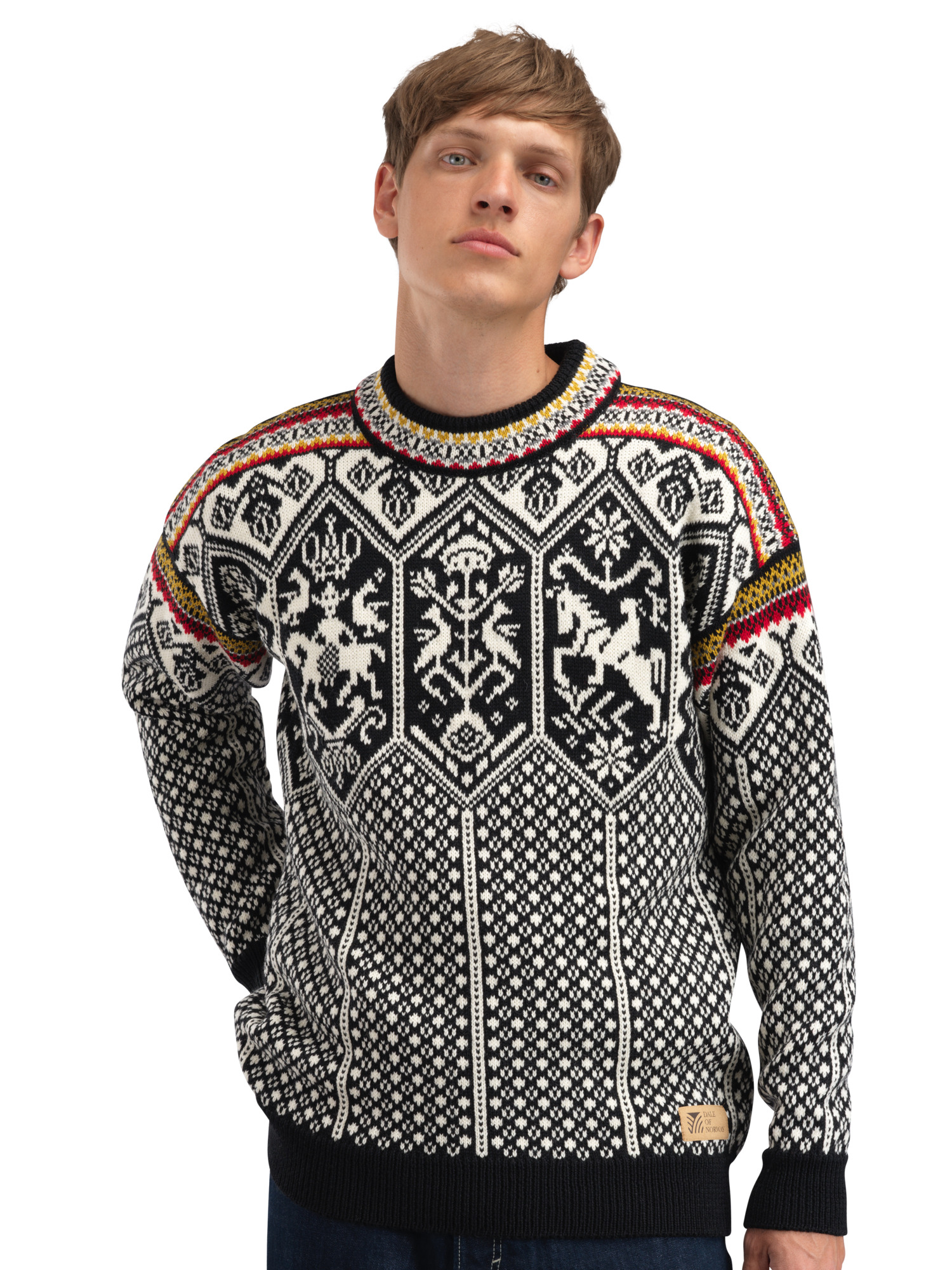 1994 Lillehammer unisex ullgenser Sort