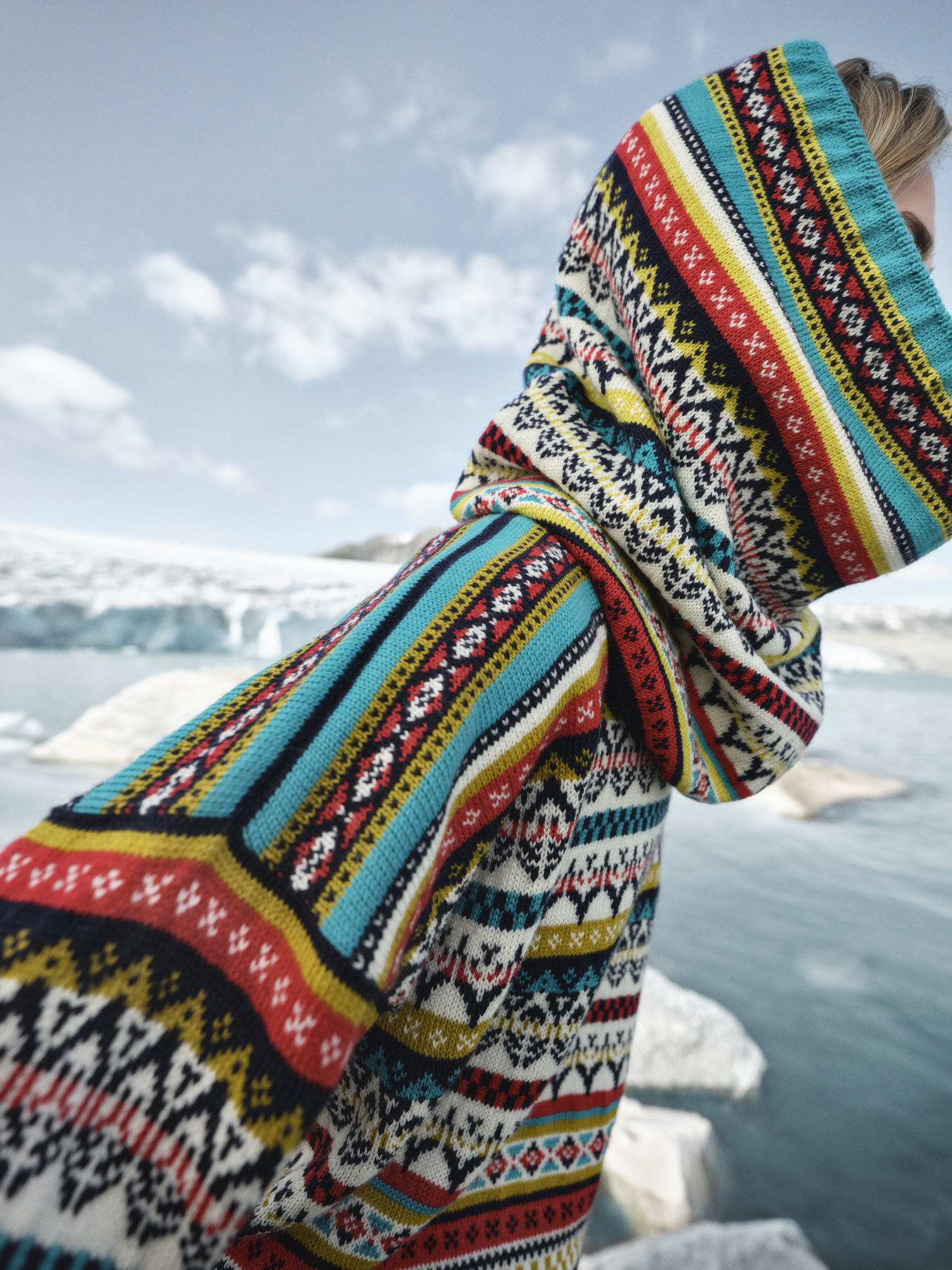 Utsira ullgenser dame Gul