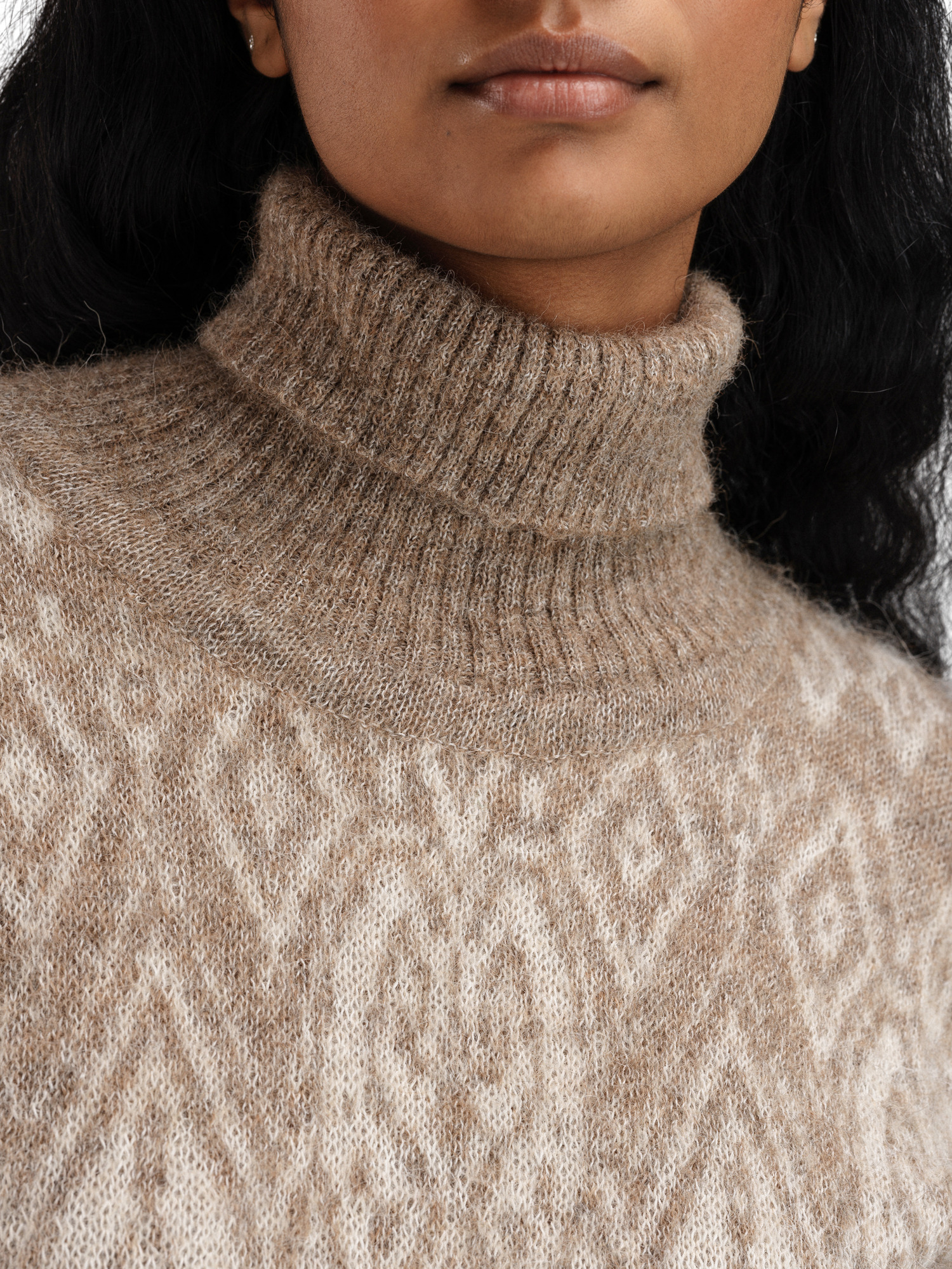 Falun Alpa genser Beige