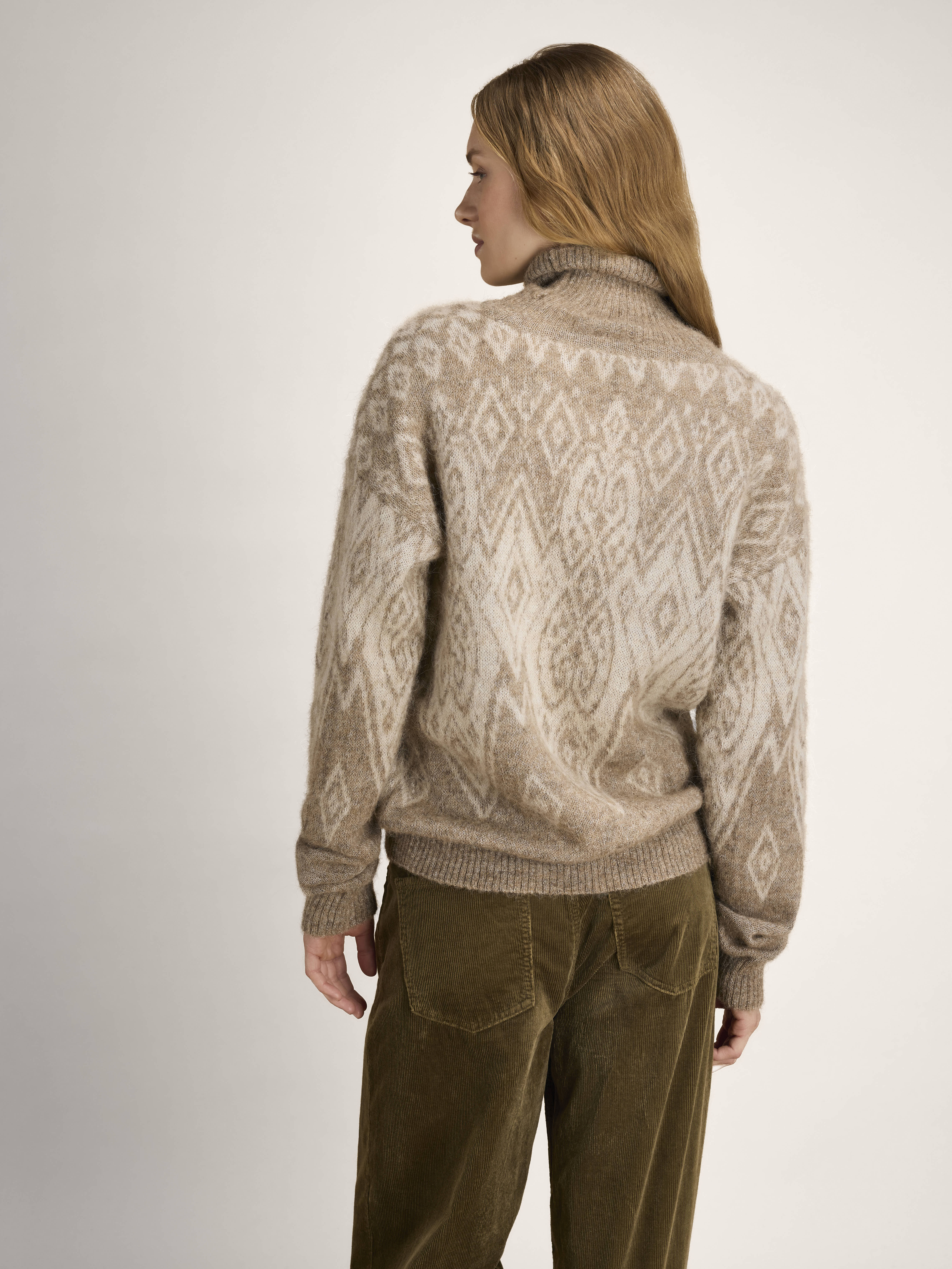 Falun Alpa genser Beige