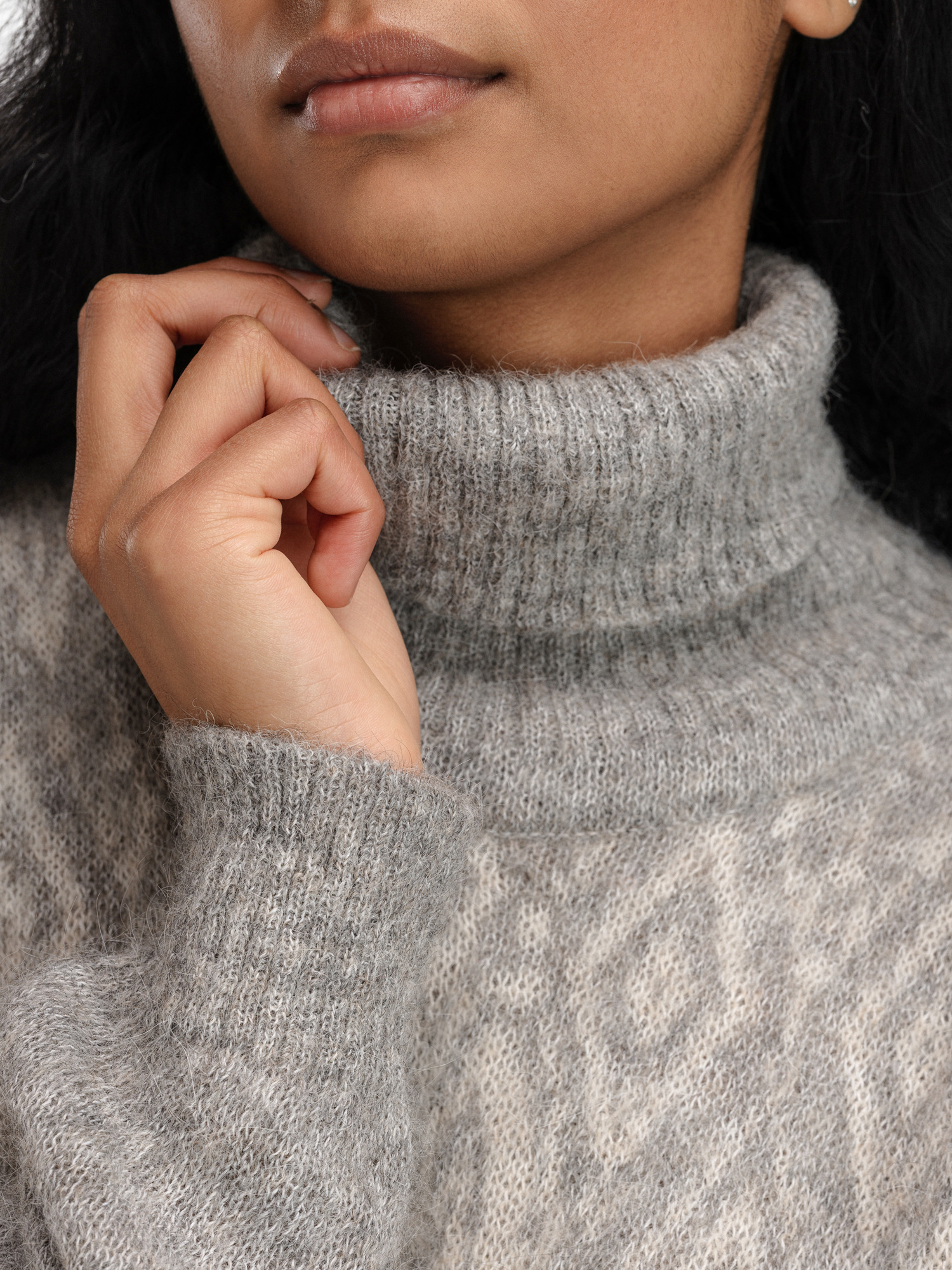 Falun Alpa genser Grå