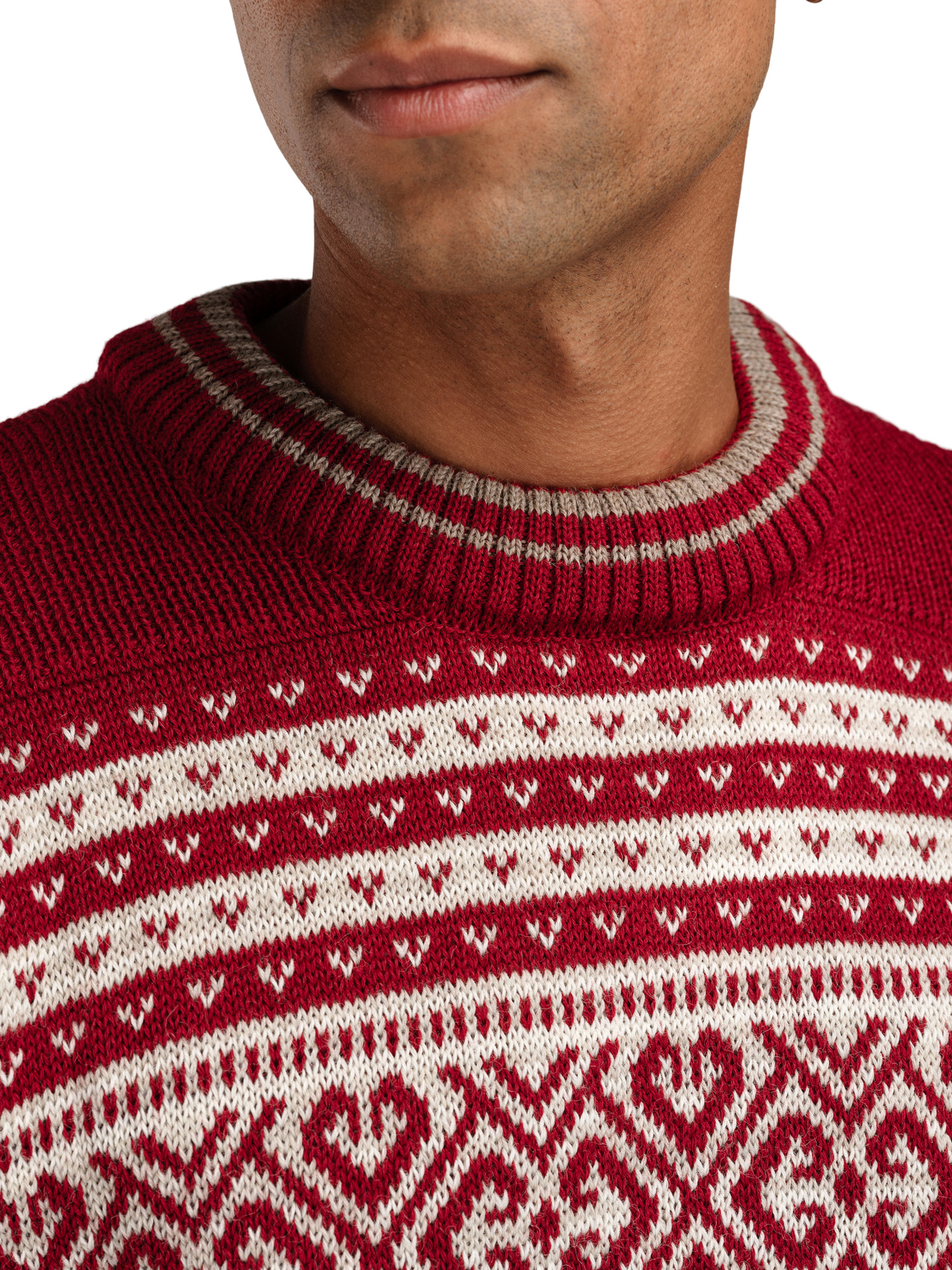 Ramberg ullgenser - norsk ull Rød