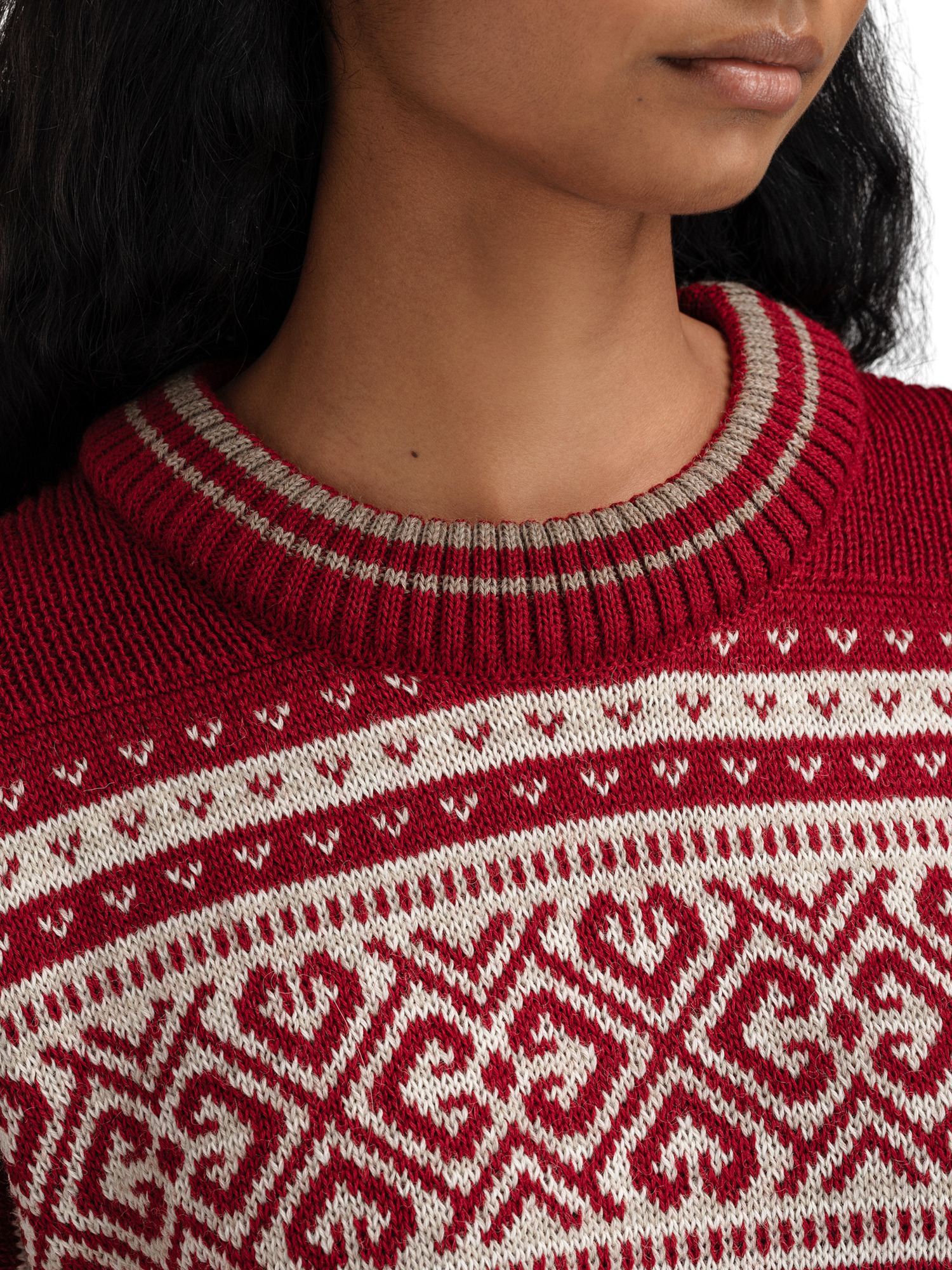 Ramberg ullgenser - norsk ull Rød