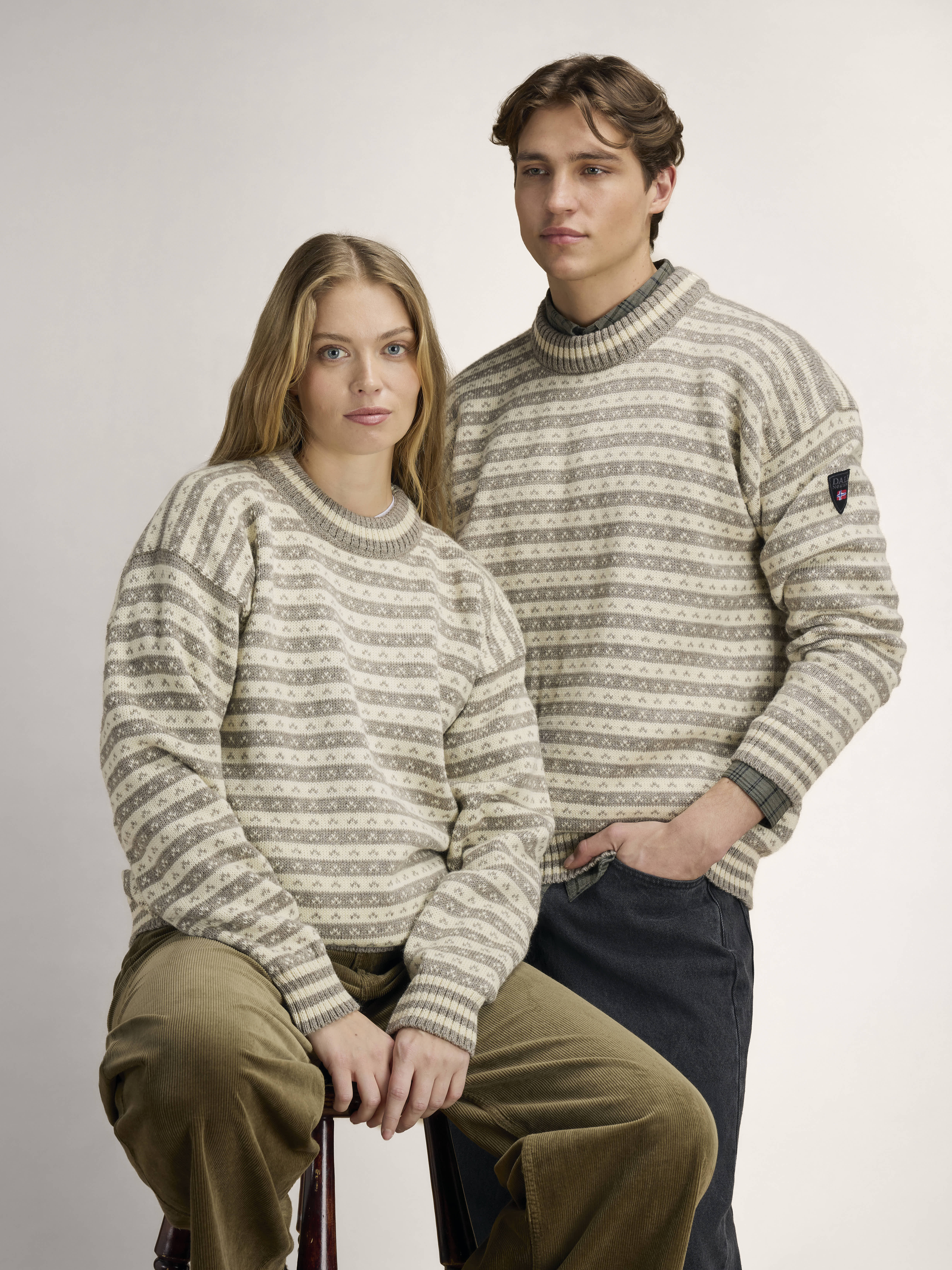 Skipsleia ullgenser Naturlig Offwhite / Beige