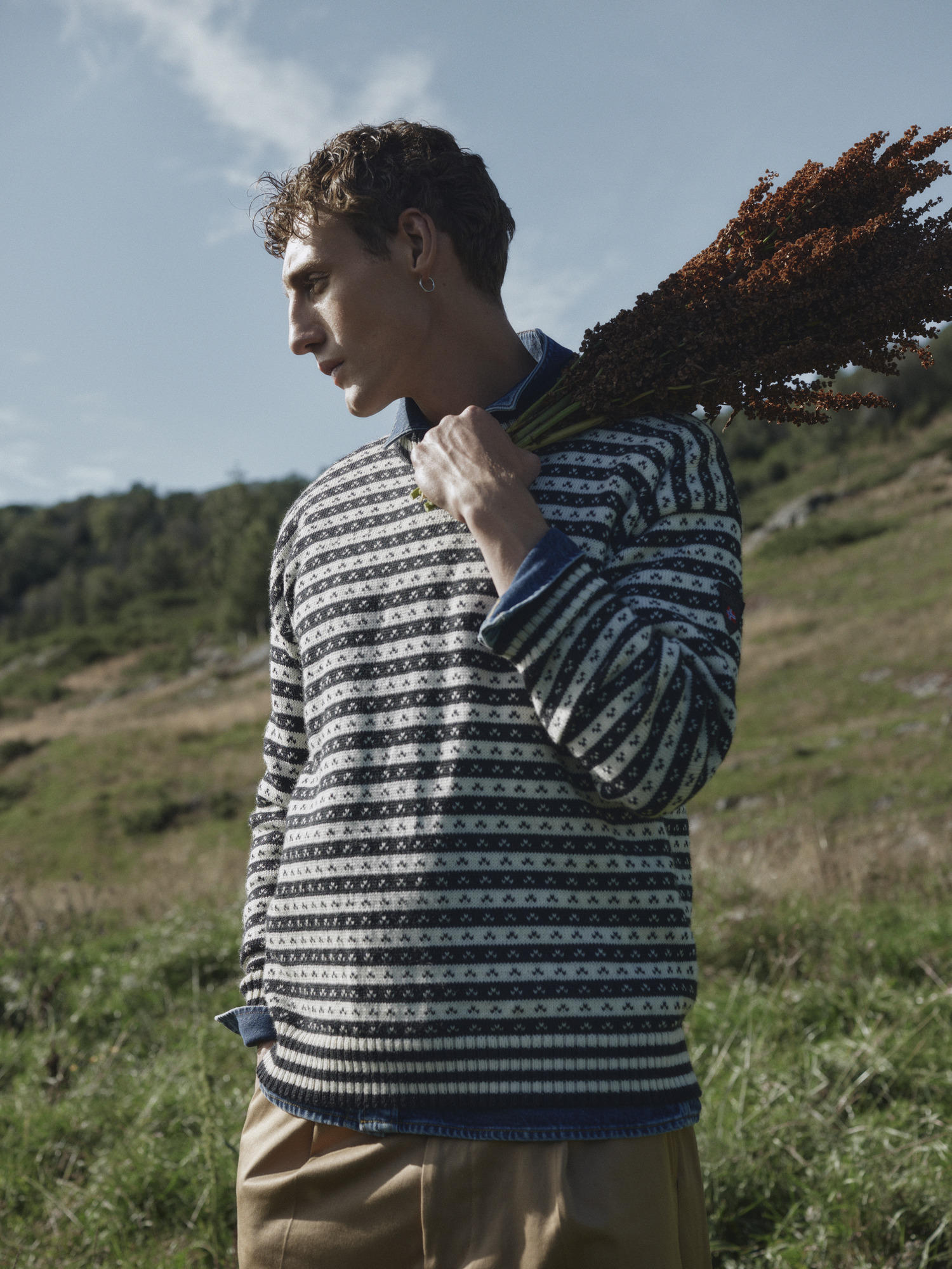 Skipsleia ullgenser - norsk ull Sort