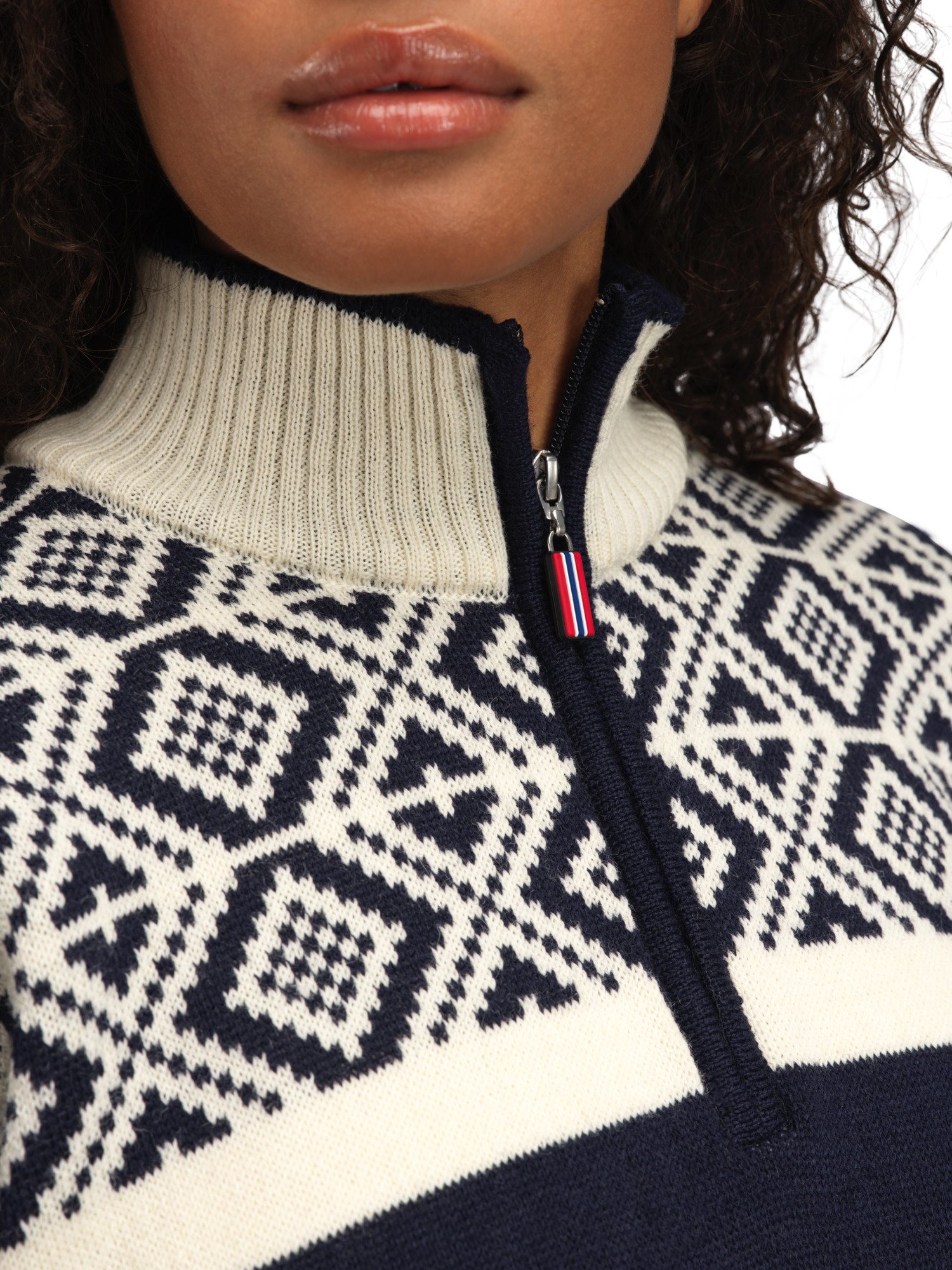 Team Norway Cortina ullgenser Marineblå