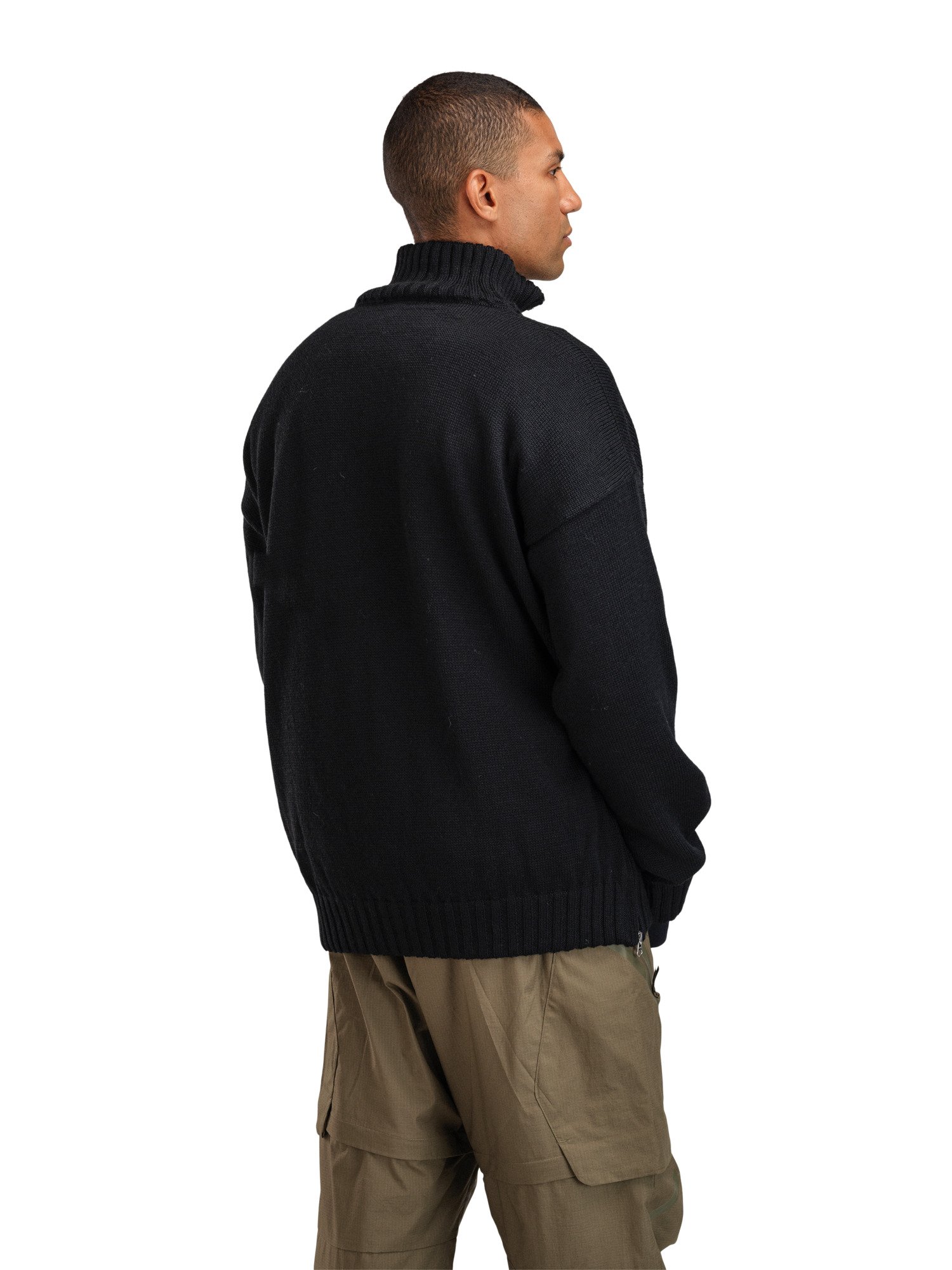 Roset ullgenser - vindstopper anorak Sort