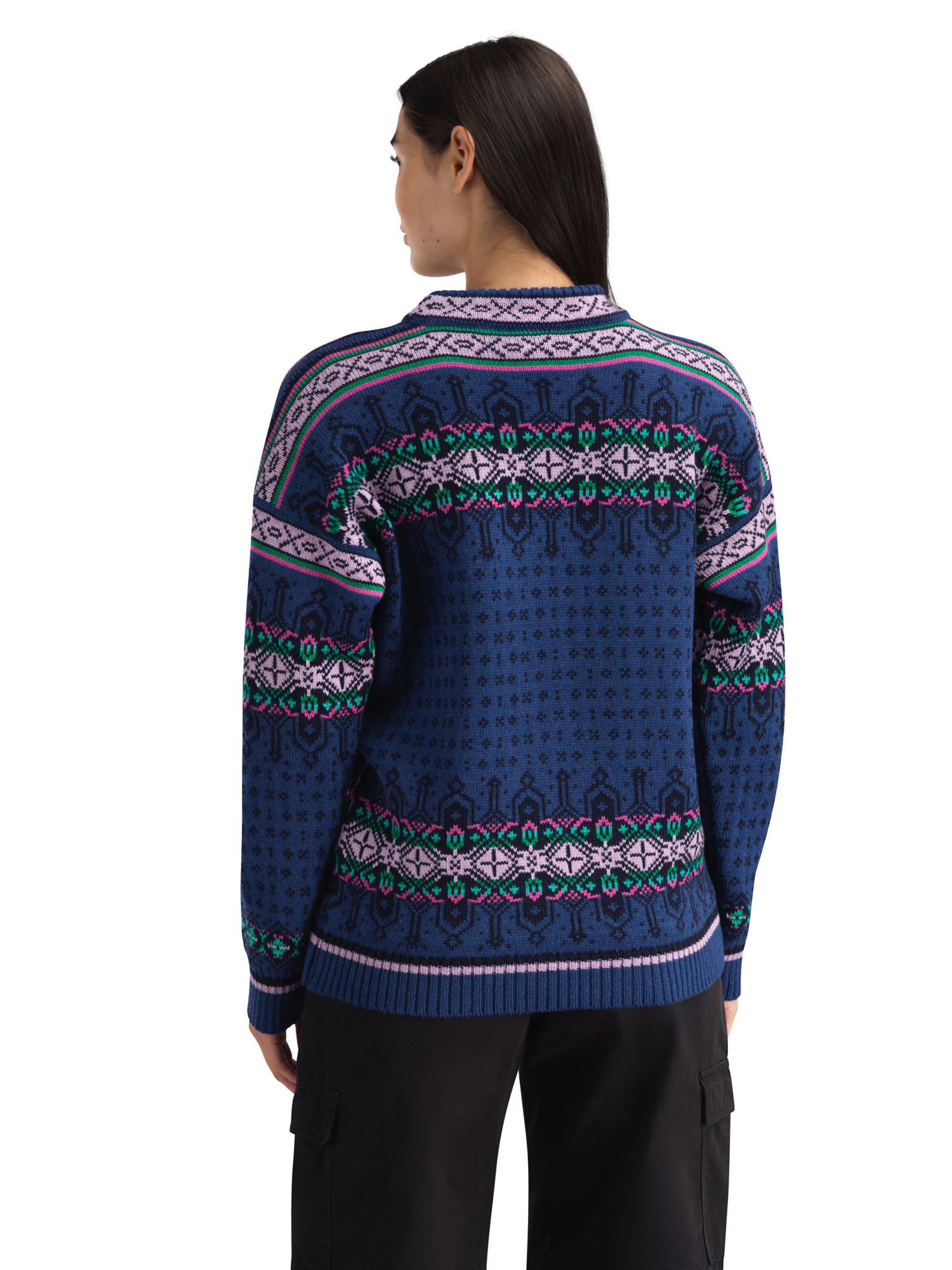 Albertville genser dame Indigo Marine