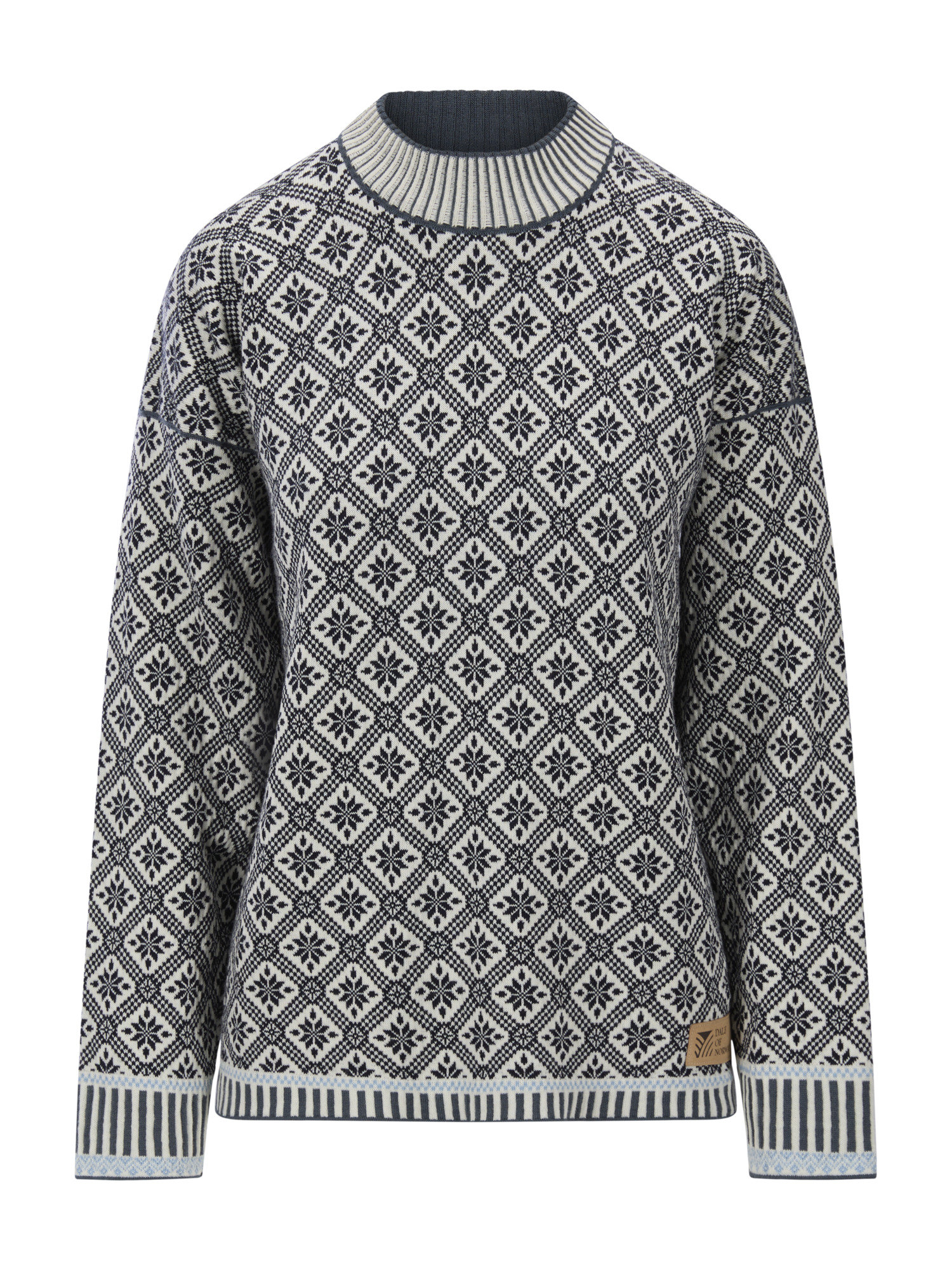 Langøy Women's Sweater - Merino Wool Marineblå