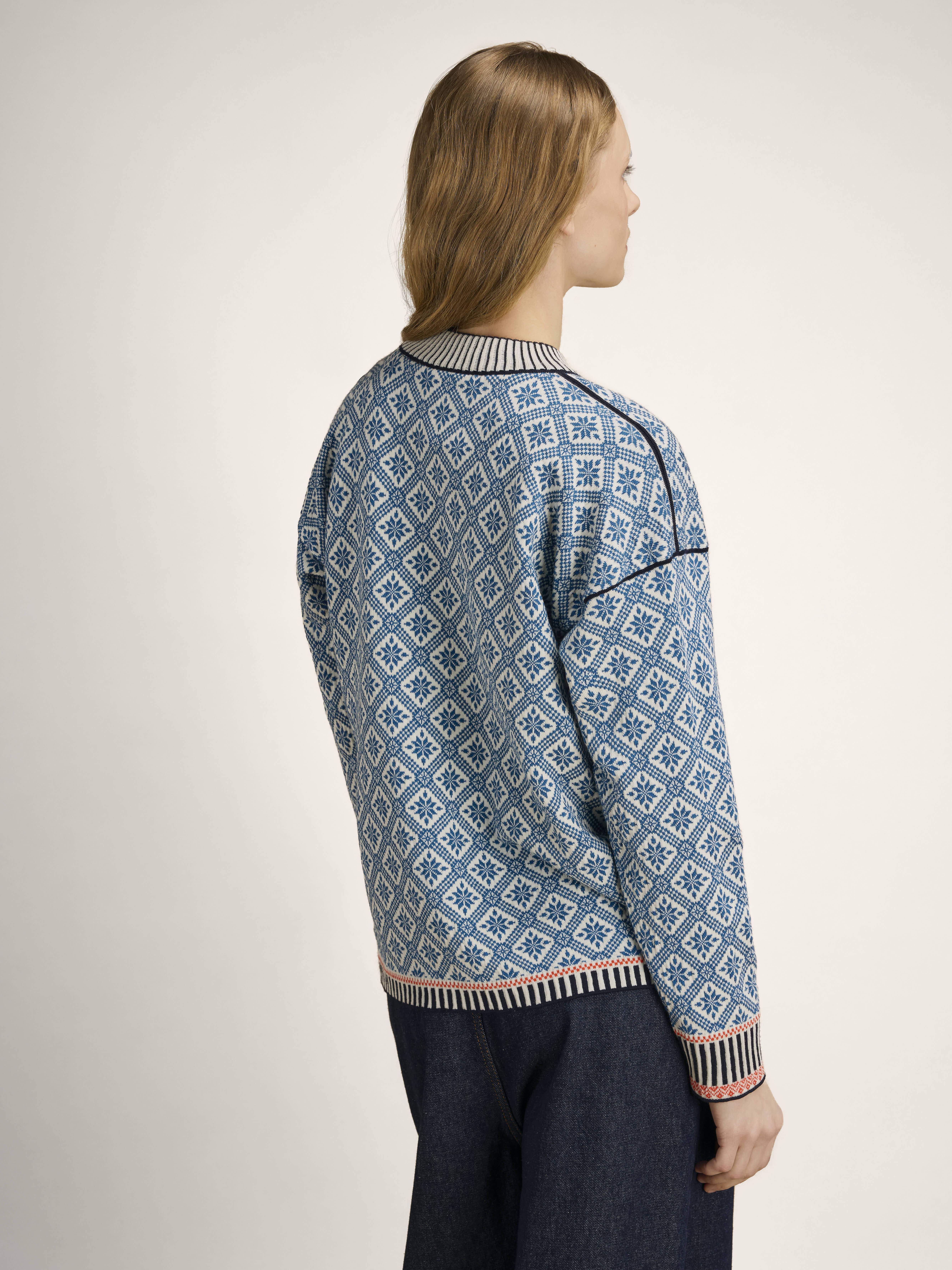 Langøy Women's Sweater - Merino Wool Blå