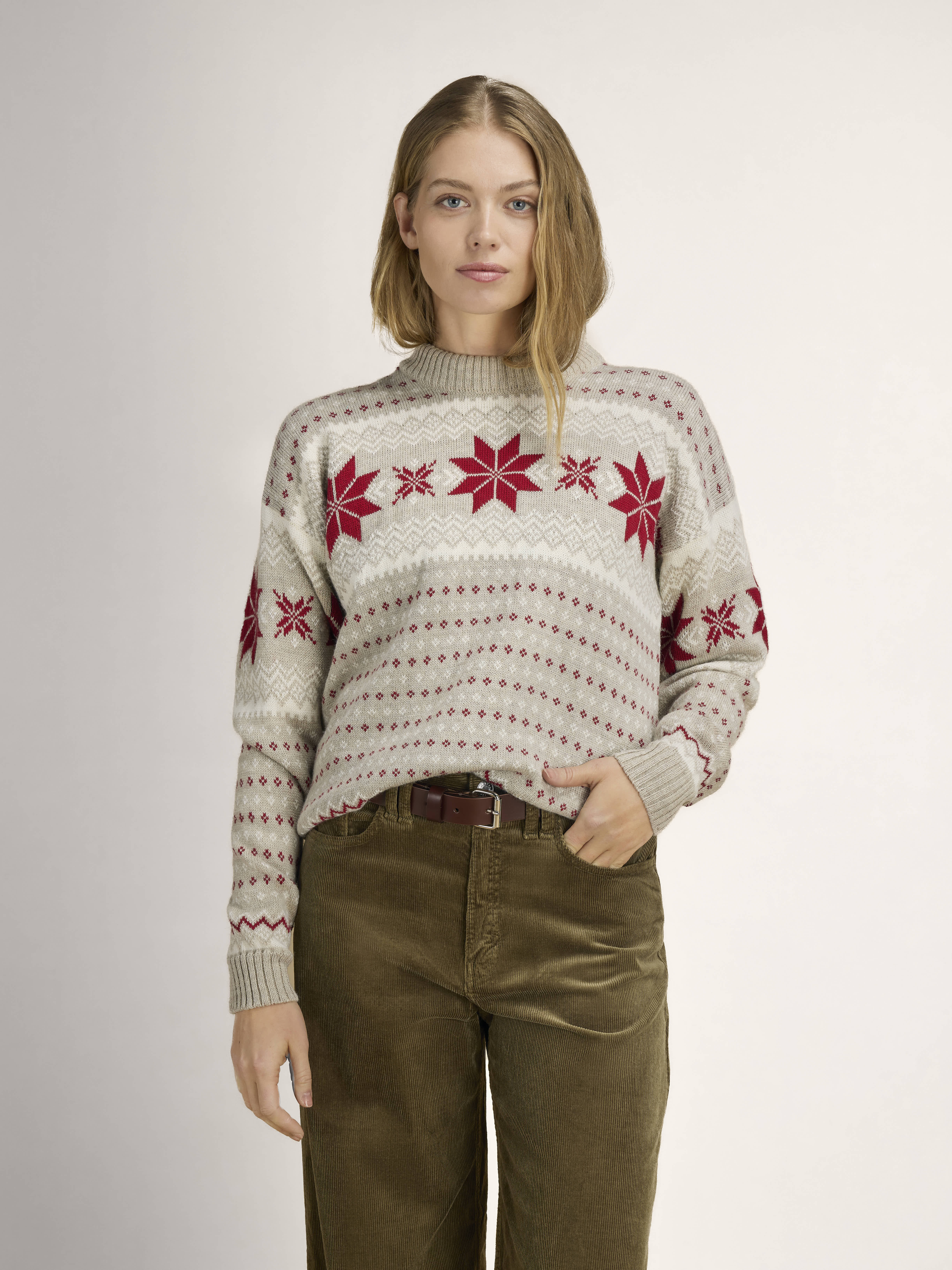 Egersund genser dame Beige