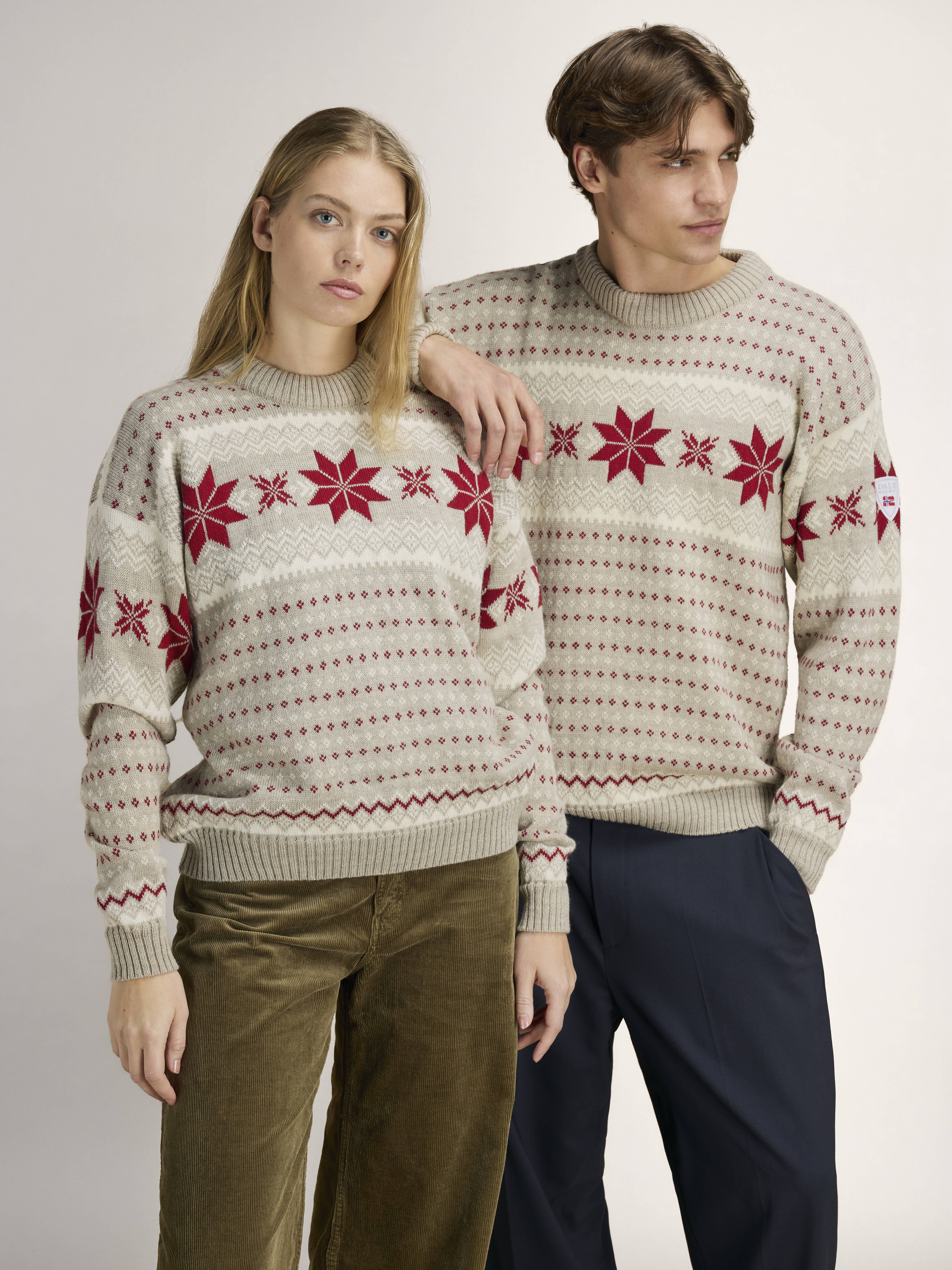 Egersund genser dame Beige