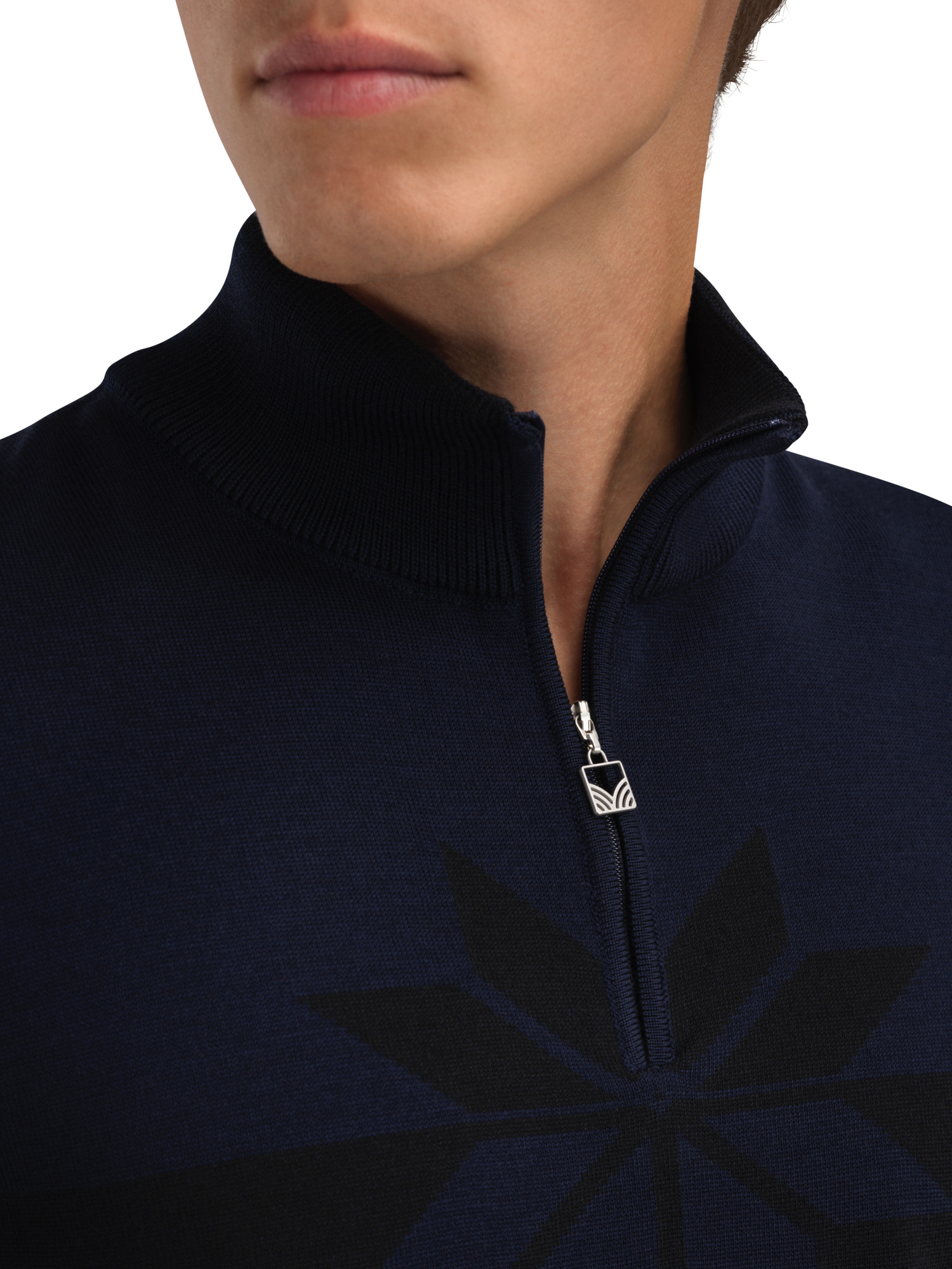 Breidablikk genser herre Mørk Marineblå