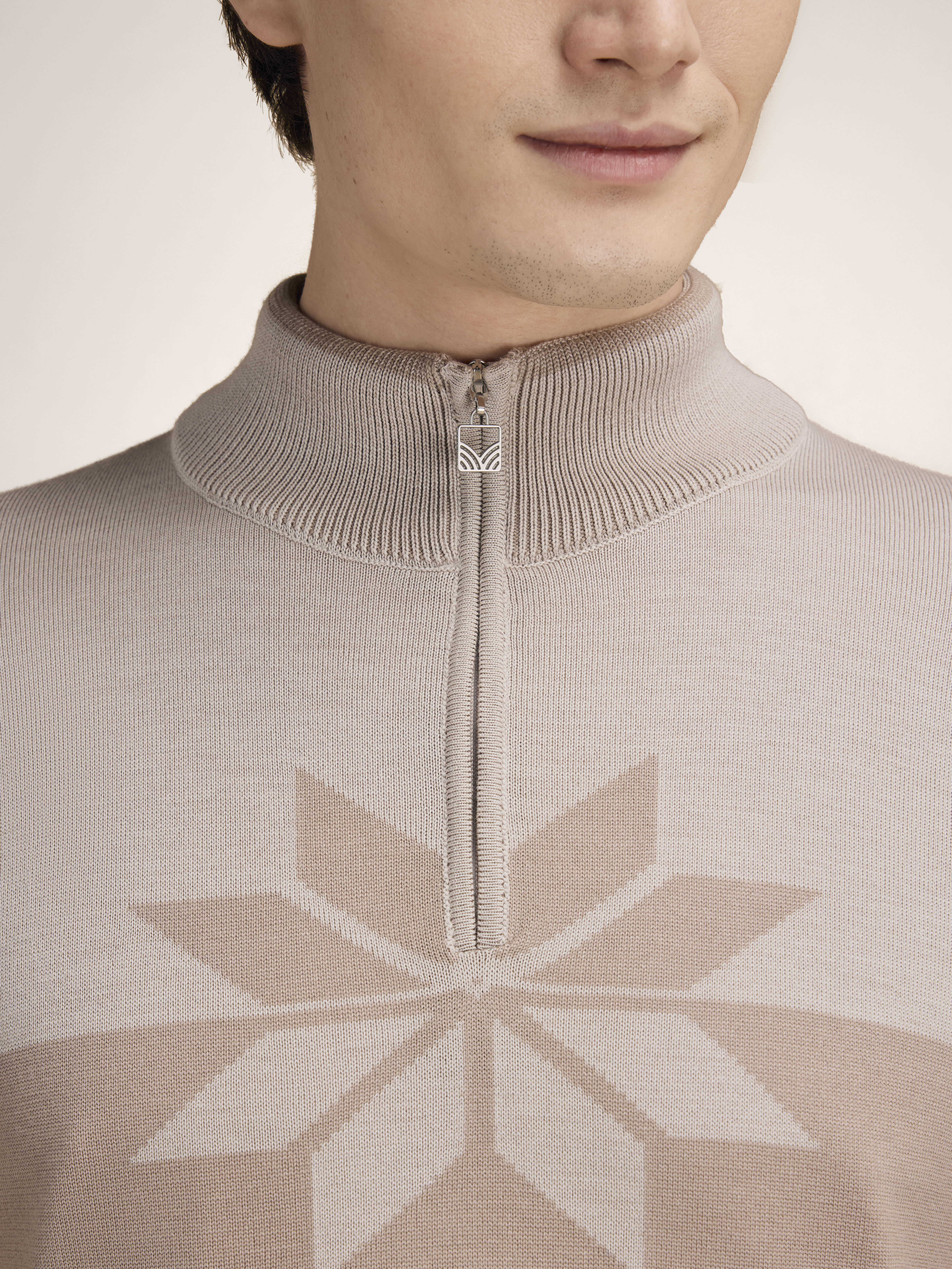 Breidablikk genser herre Beige