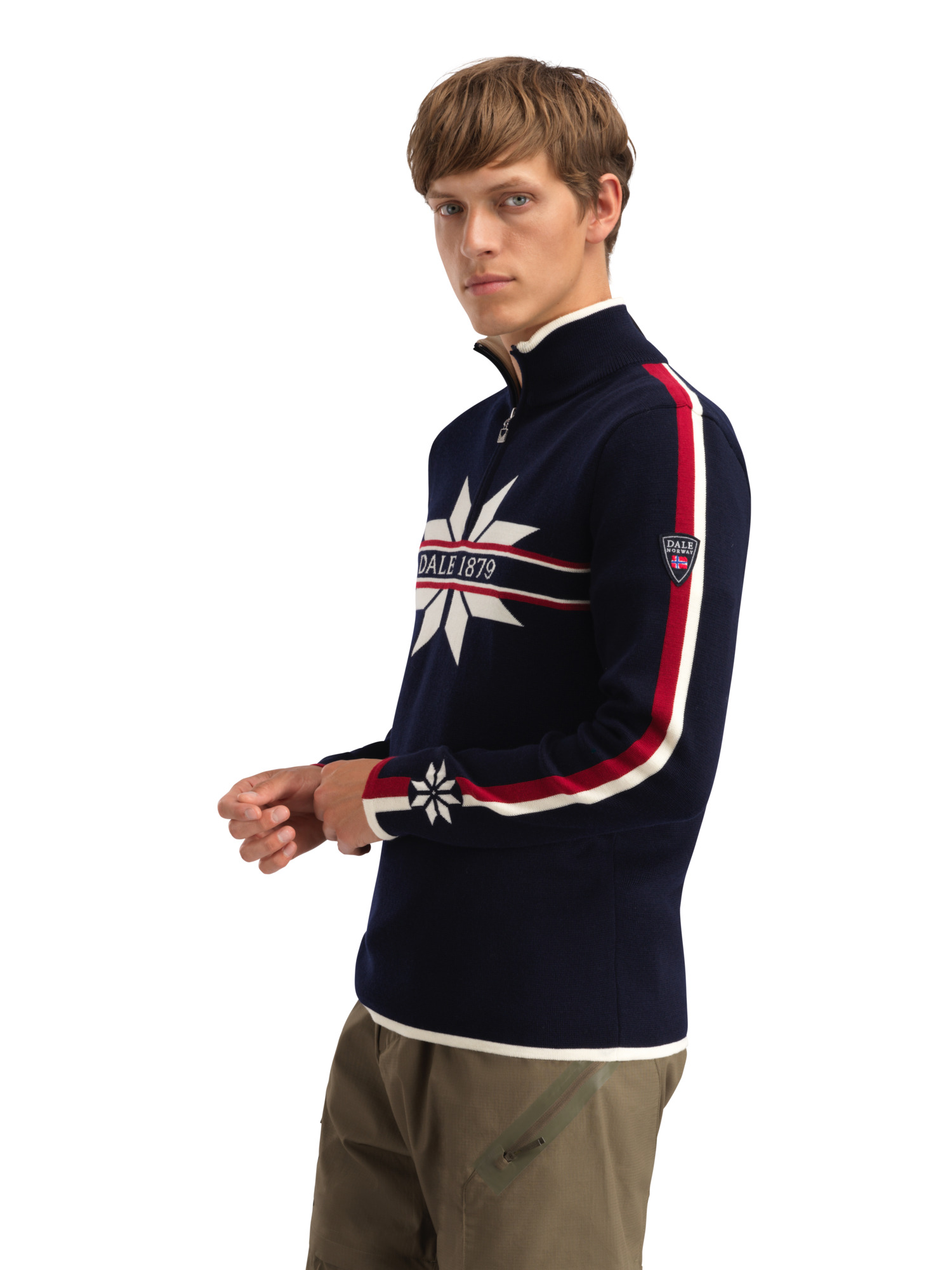 Nåle genser herre Navy